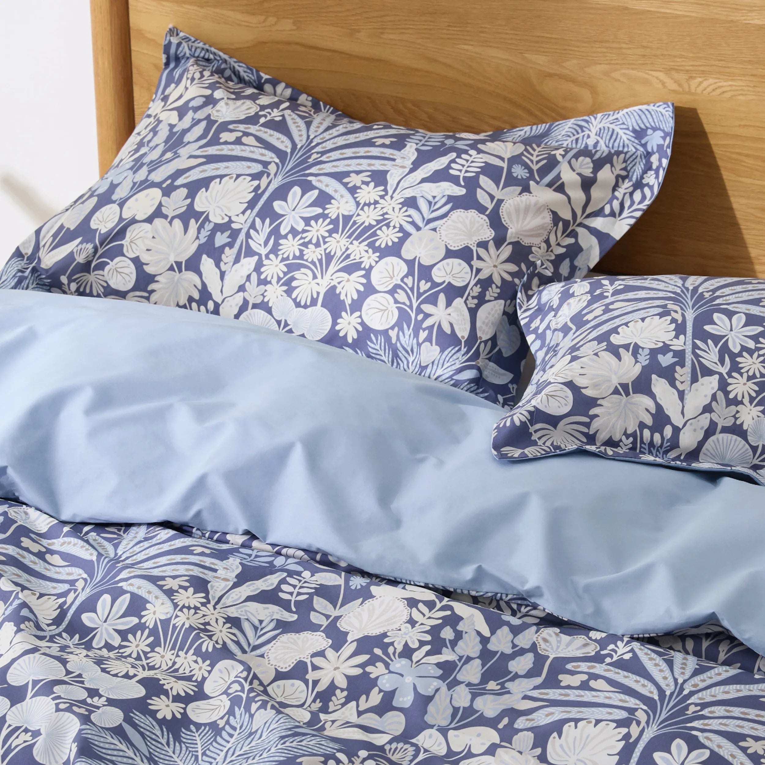 PureWoven™ 100% Cotton Patterned Duvet Cover Set