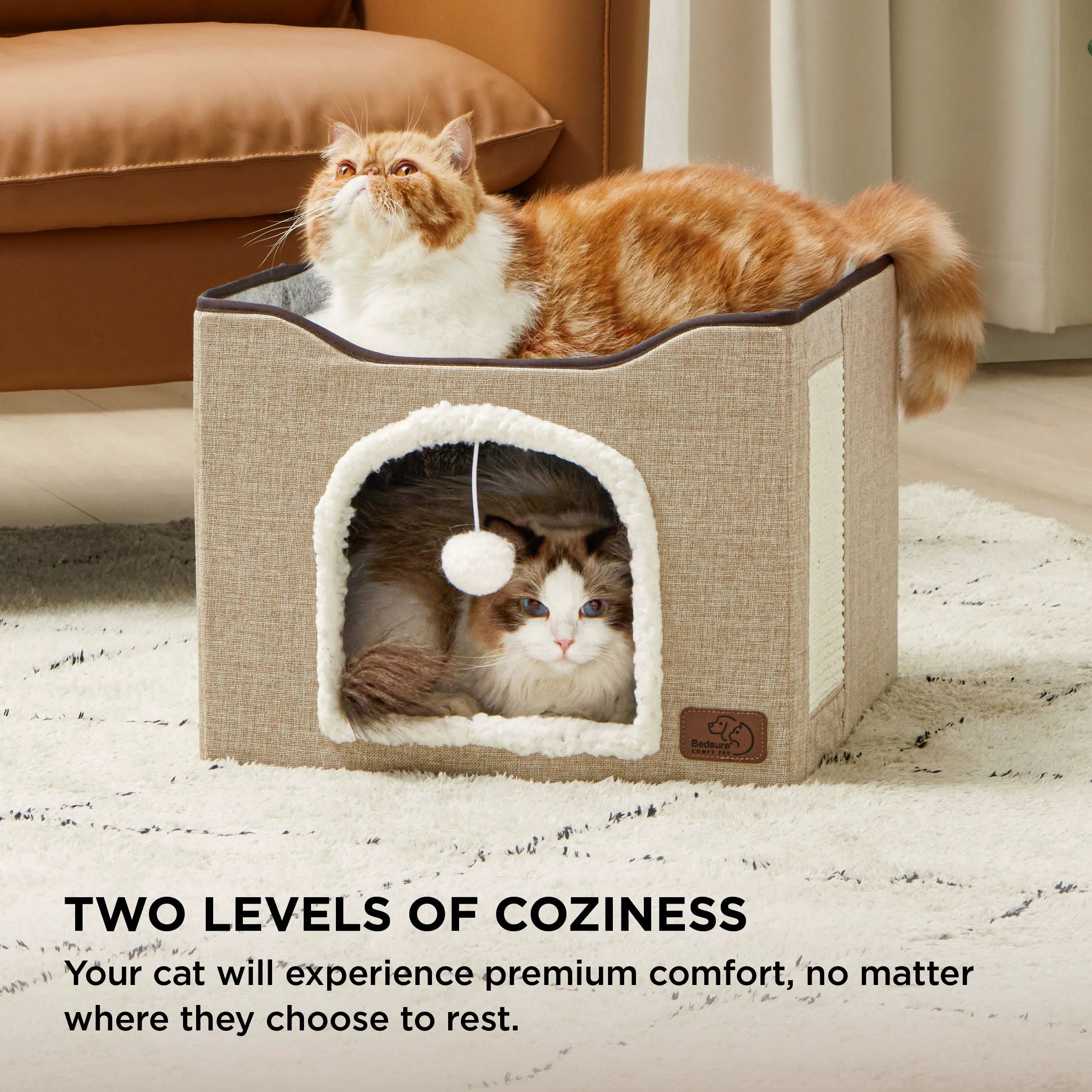 Indoor Cat Bed and House for Pets