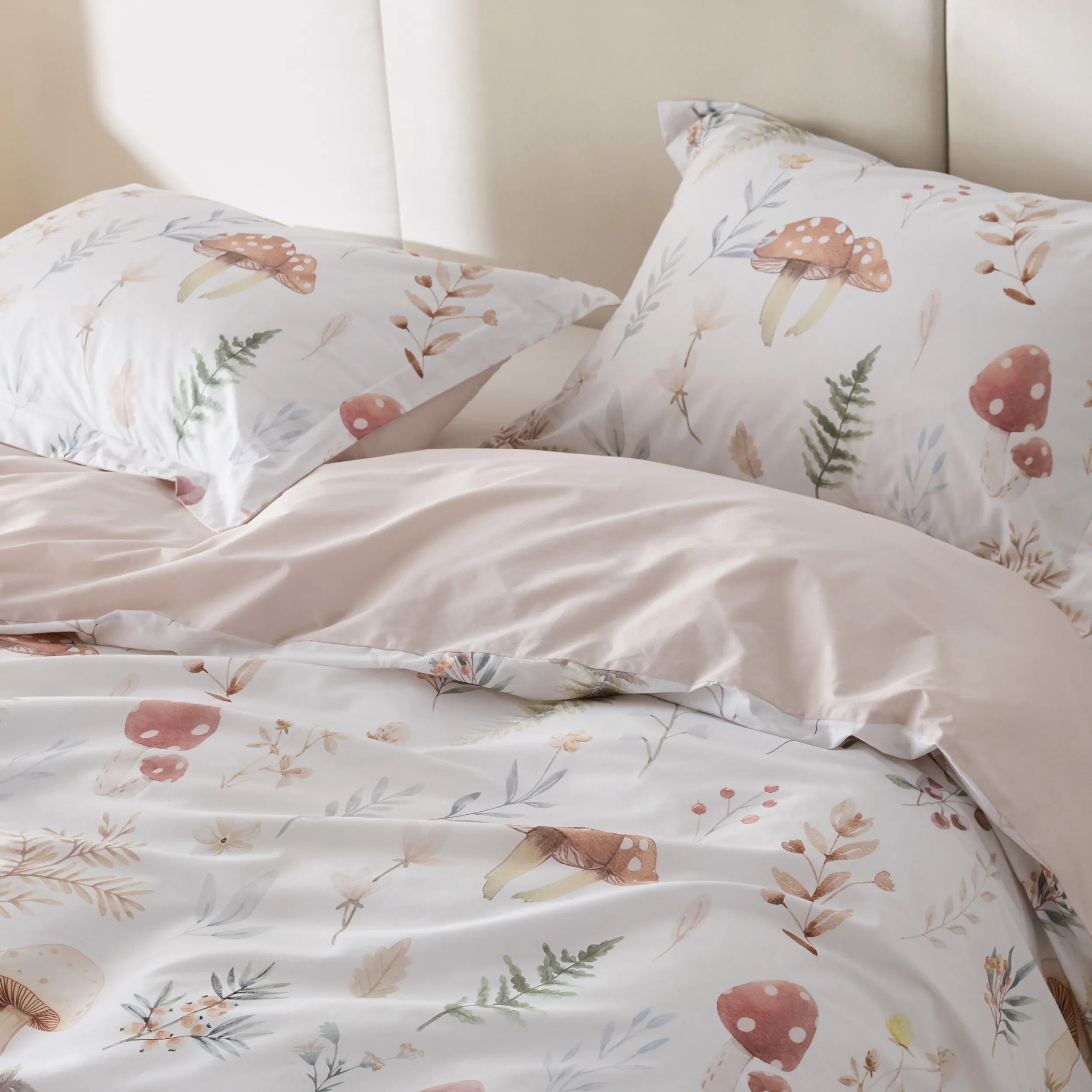 PureWoven™ 100% Cotton Patterned Duvet Cover Set