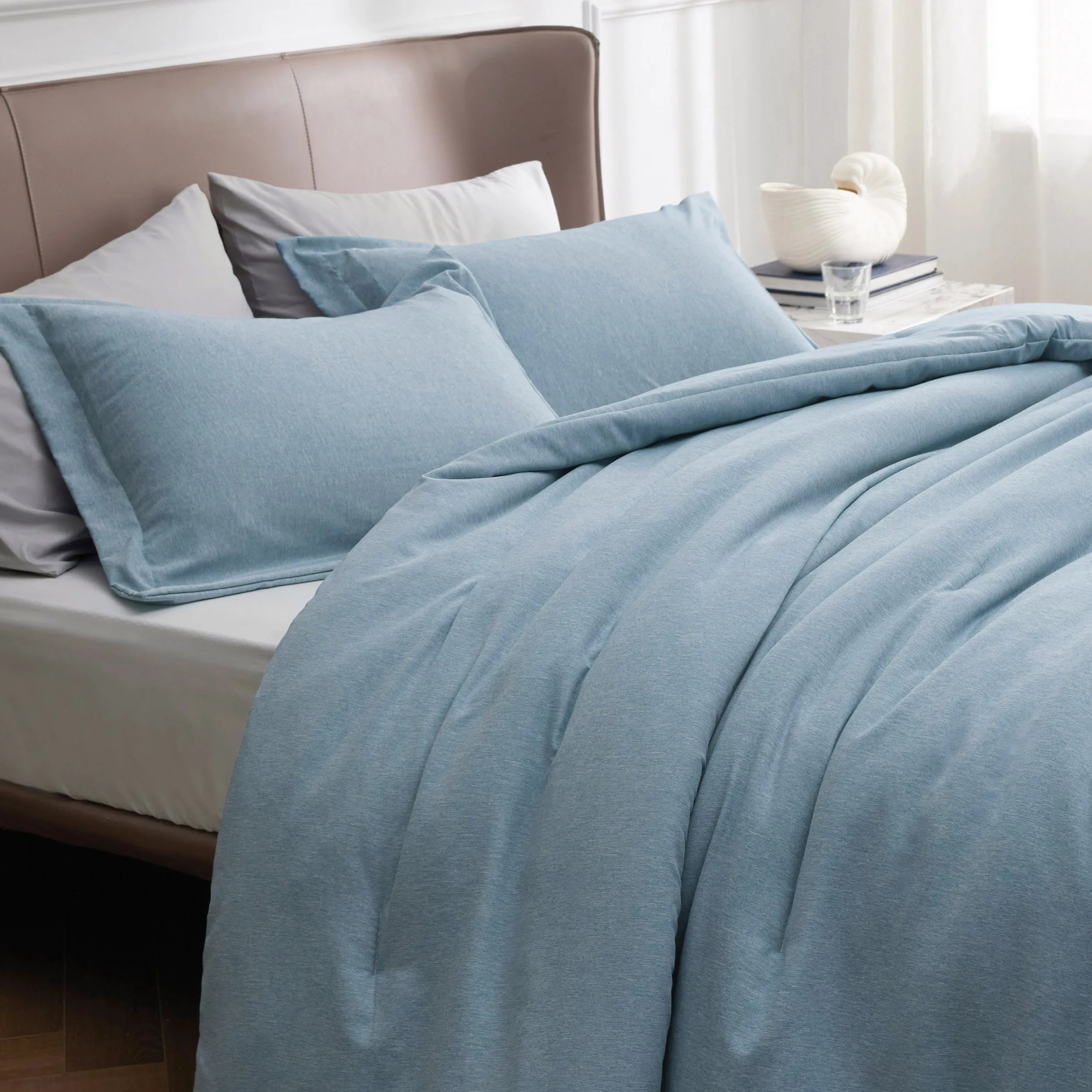 Cationic Dye Comforter Set - 100gsm