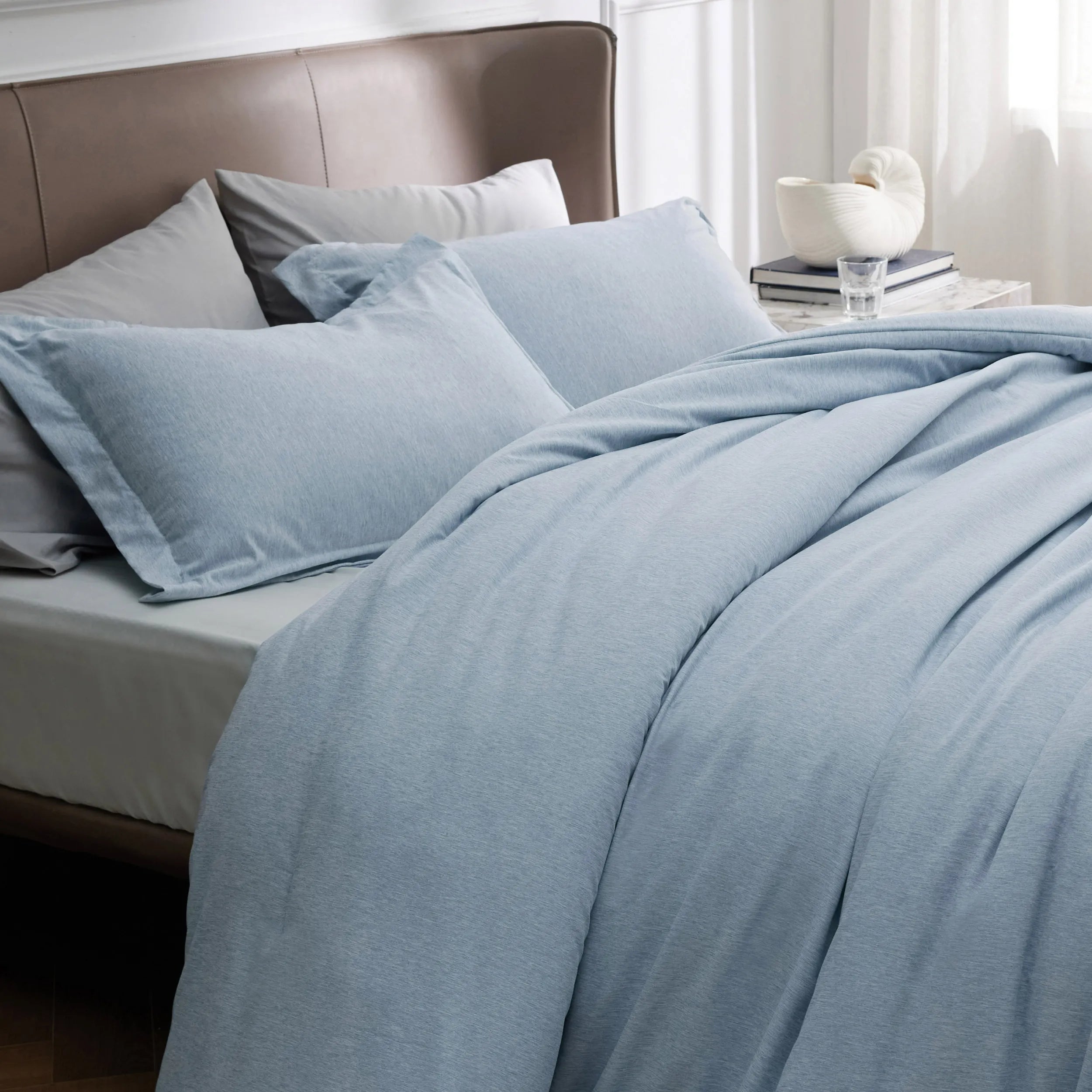 Cationic Dye Comforter Set - 100gsm