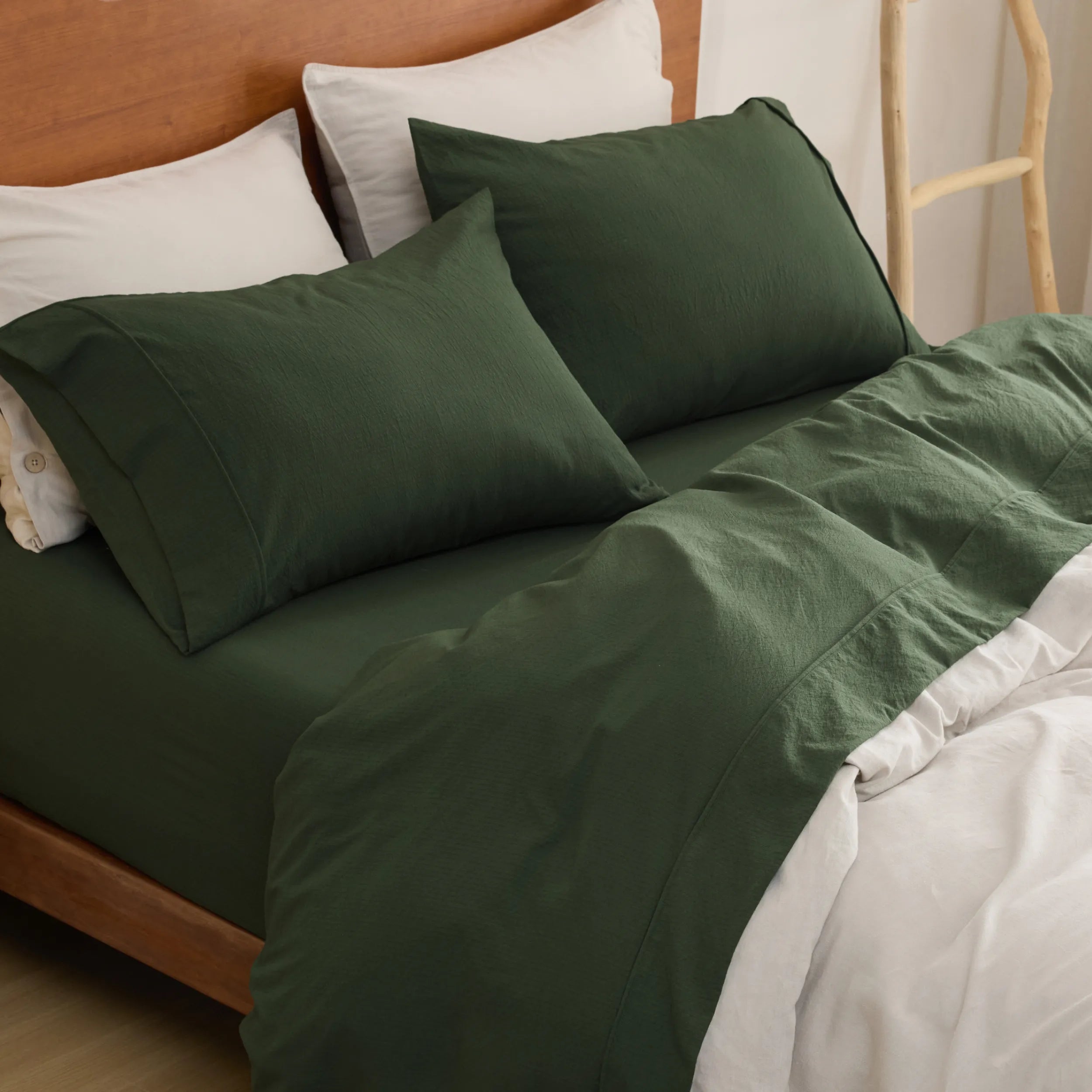 Cotton-Like Striped Sheet Set