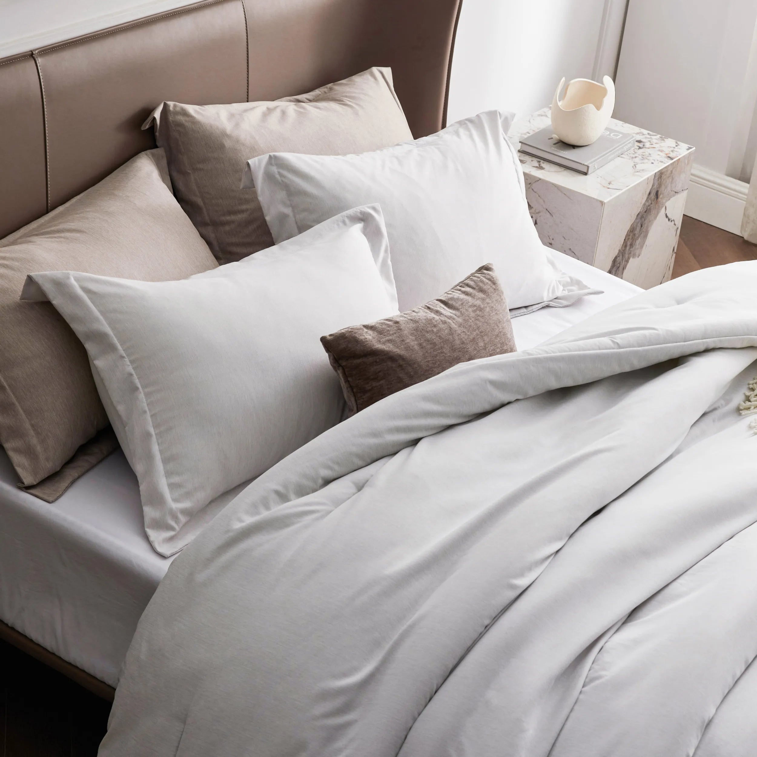 Cationic Dye Comforter Set - 100gsm