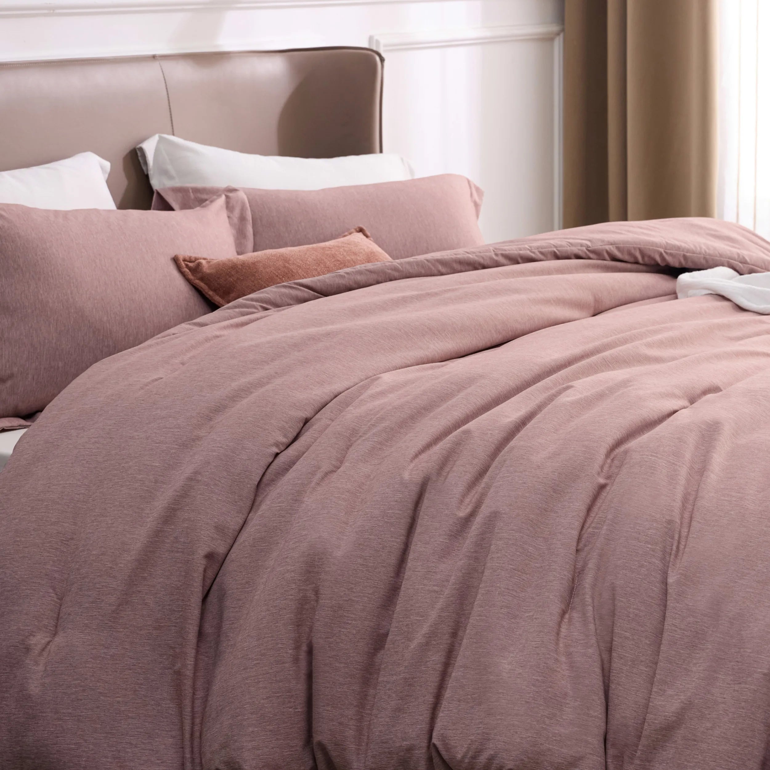 Cationic Dye Comforter Set - 100gsm