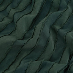 Striped Tufted Embroidery Duvet Cover Set