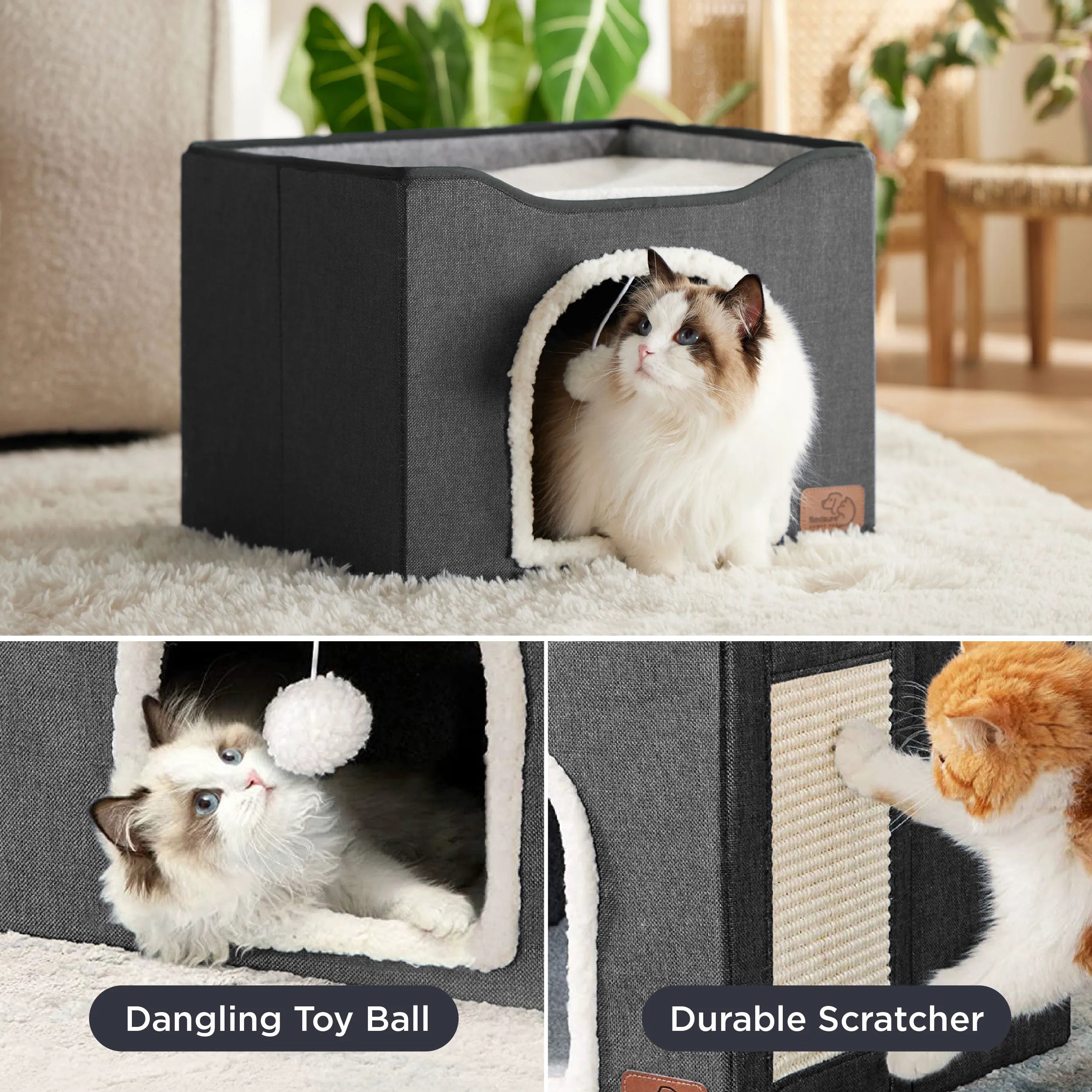 Indoor Cat Bed and House for Pets