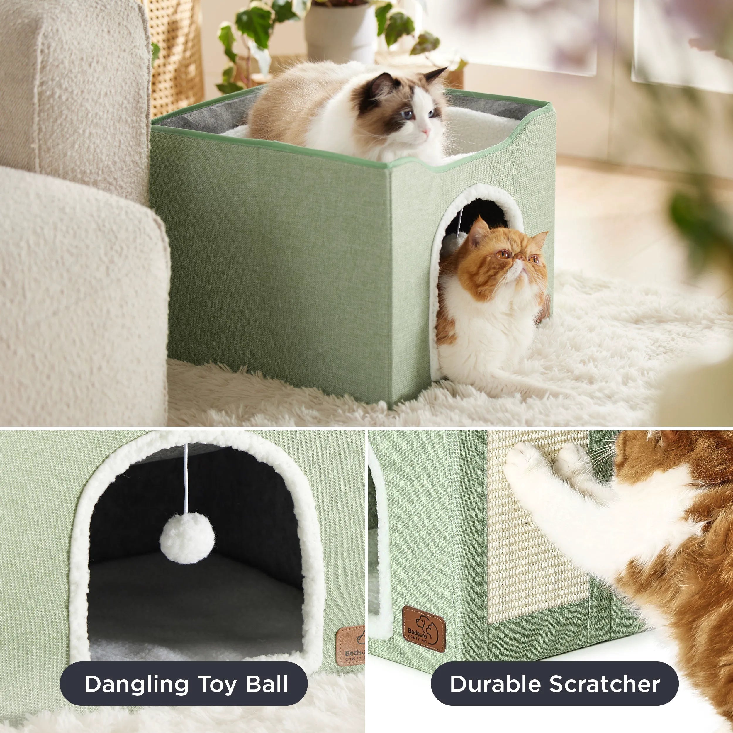 Indoor Cat Bed and House for Pets