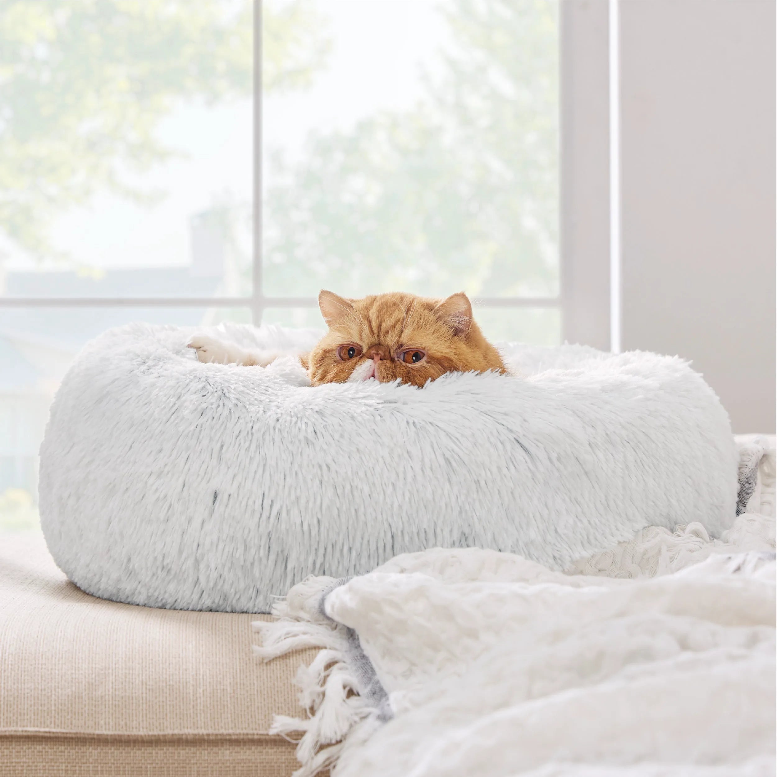Calming Donut Bed for Pets