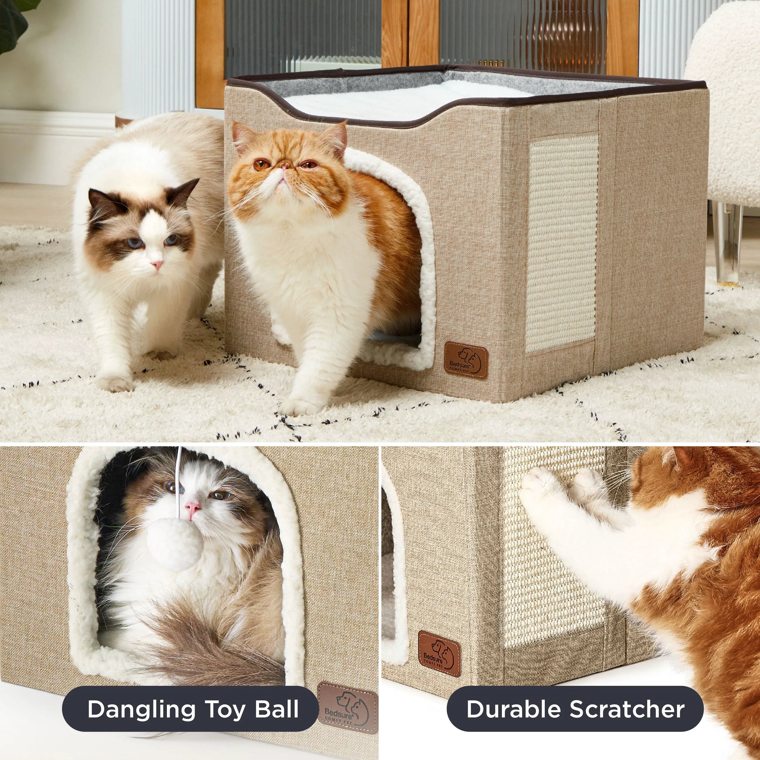 Indoor Cat Bed and House for Pets