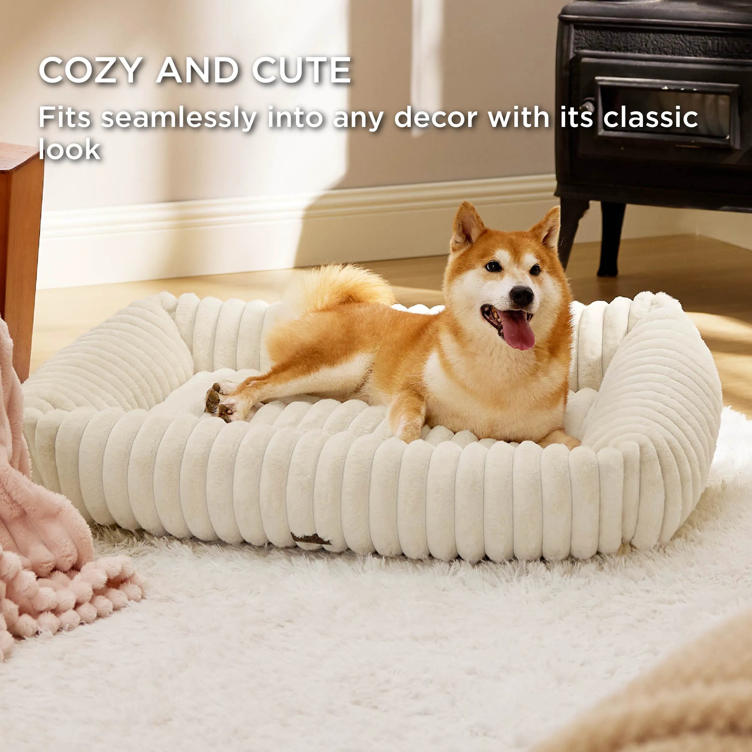 ComfyFleece™ Rectangular Dog Bed