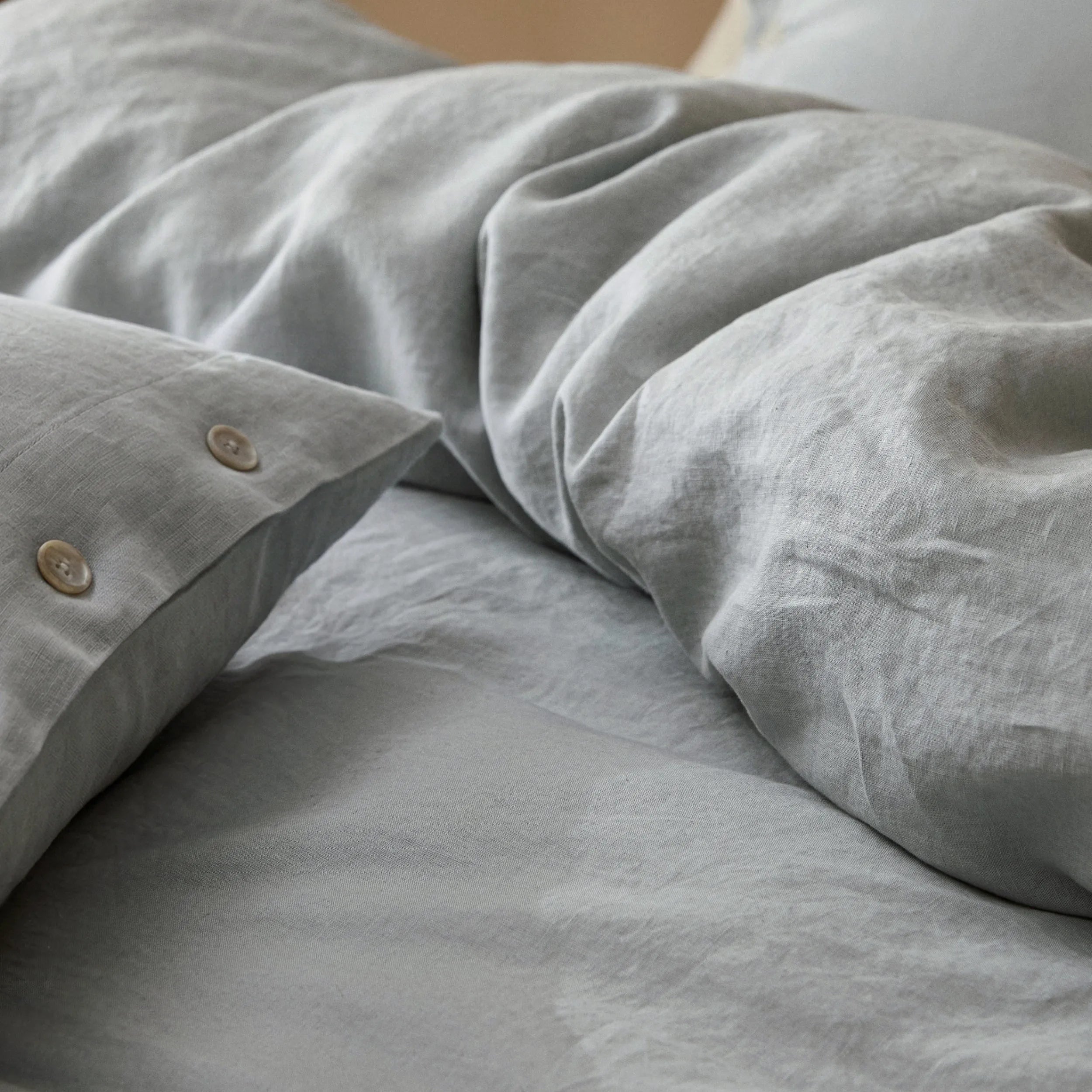 PureWoven™ Washed Linen Duvet Cover Set