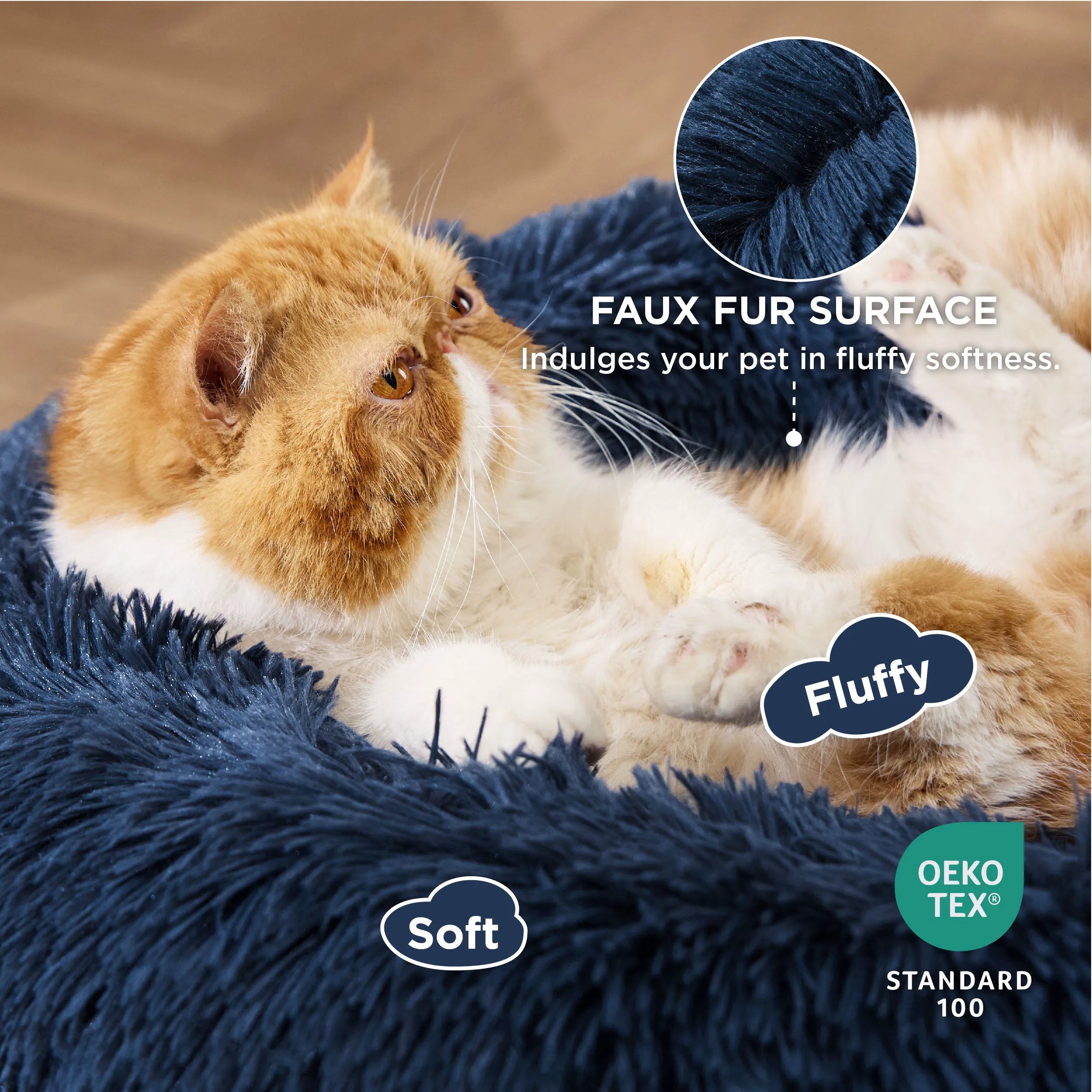 Calming Donut Bed for Pets