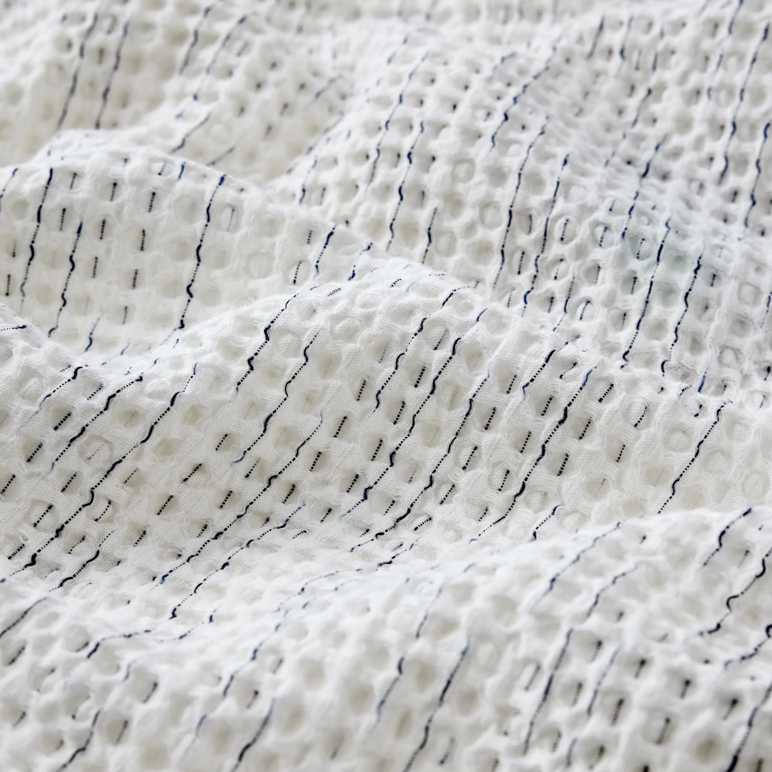 PureWoven™ Cotton Waffle Space-Dyed Duvet Cover Set
