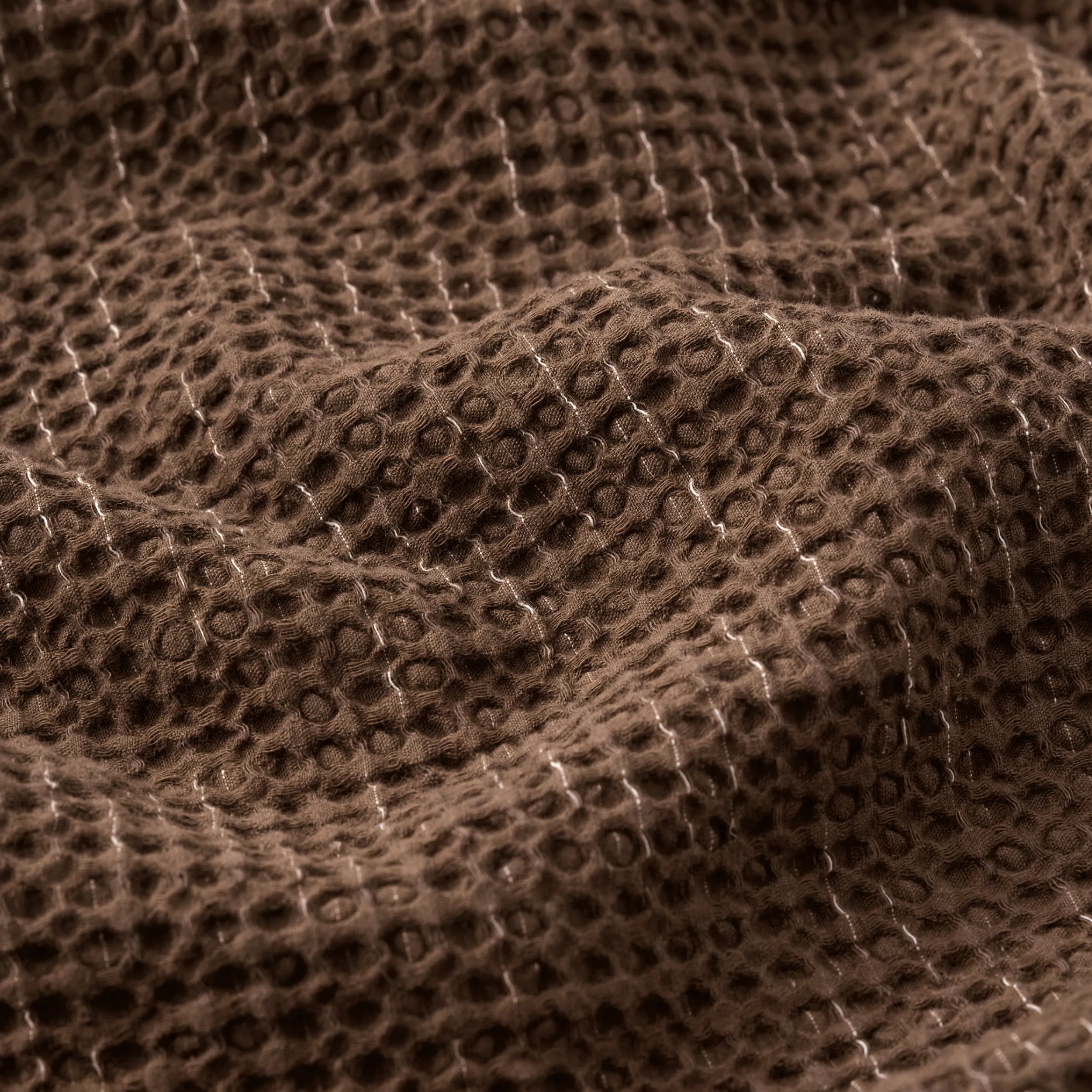 PureWoven™ Cotton Waffle Space-Dyed Duvet Cover Set