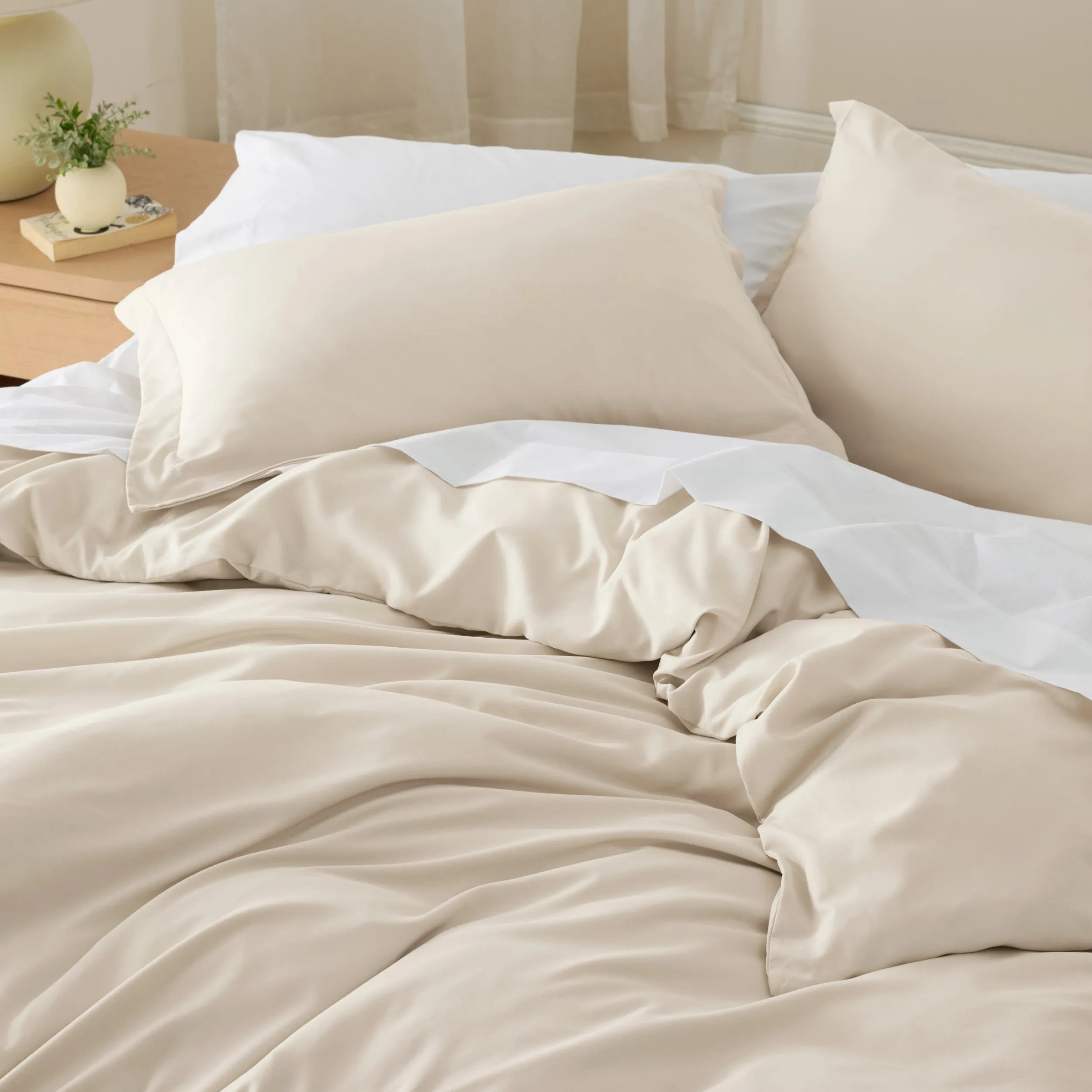 Brushed Microfiber Duvet Cover Set