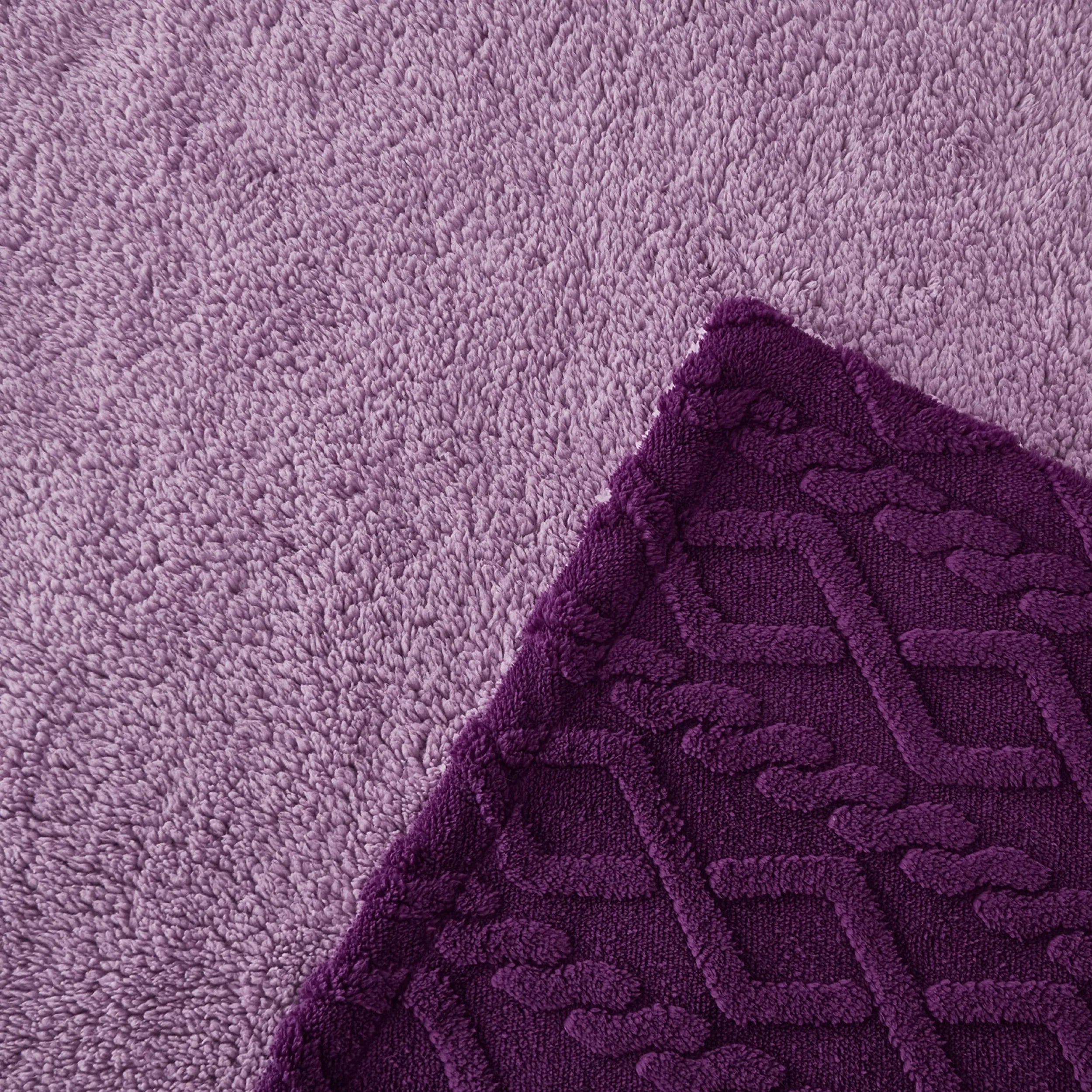 Cozy Sherpa Throw Blanket for Couch