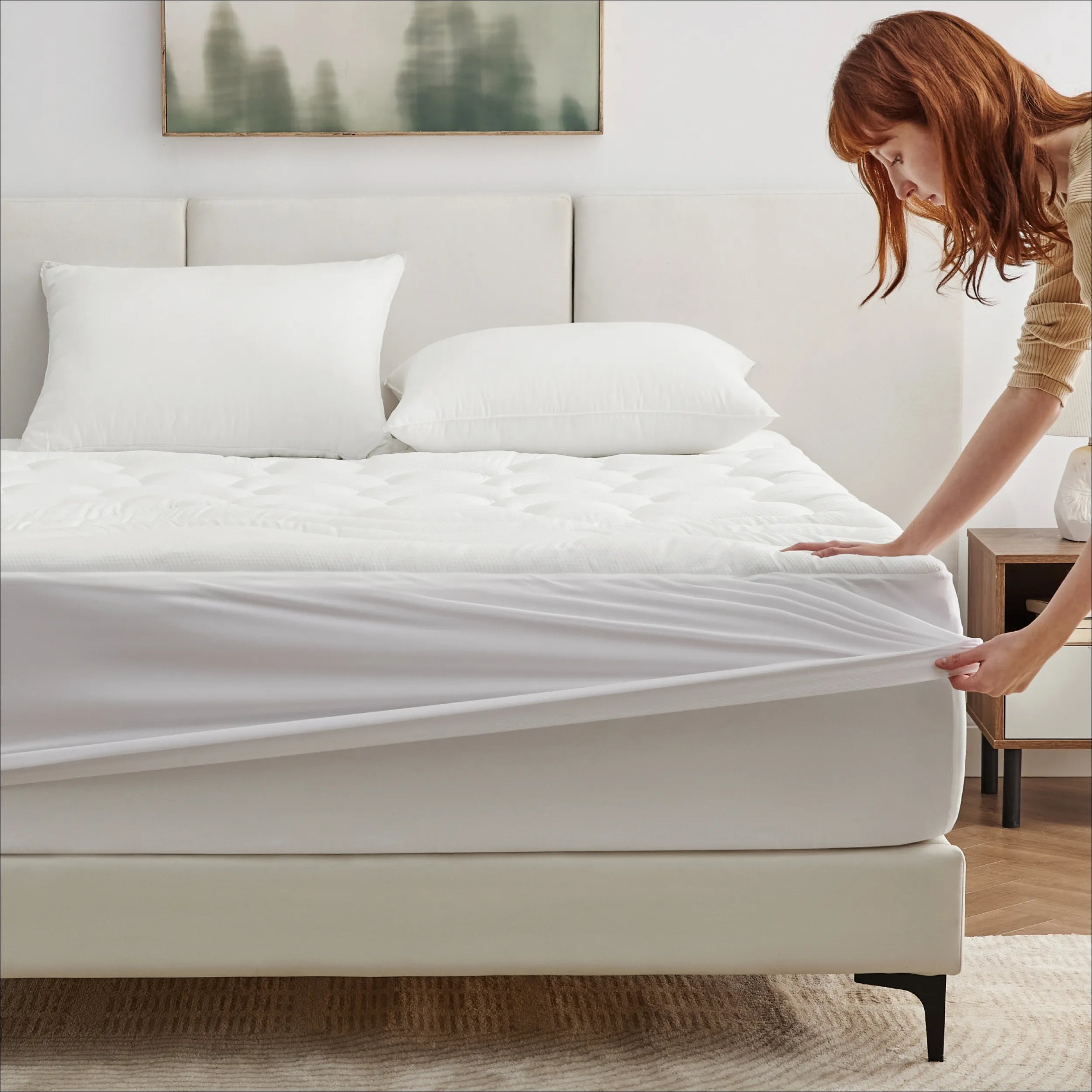 3-Zone Waterproof Mattress Pad