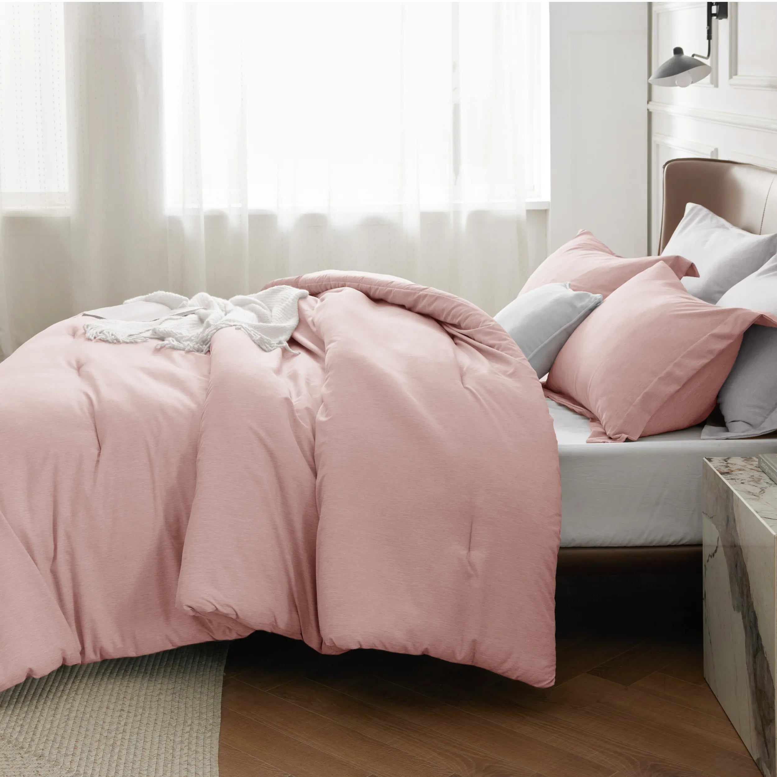 Cationic Dye Comforter Set - 100gsm