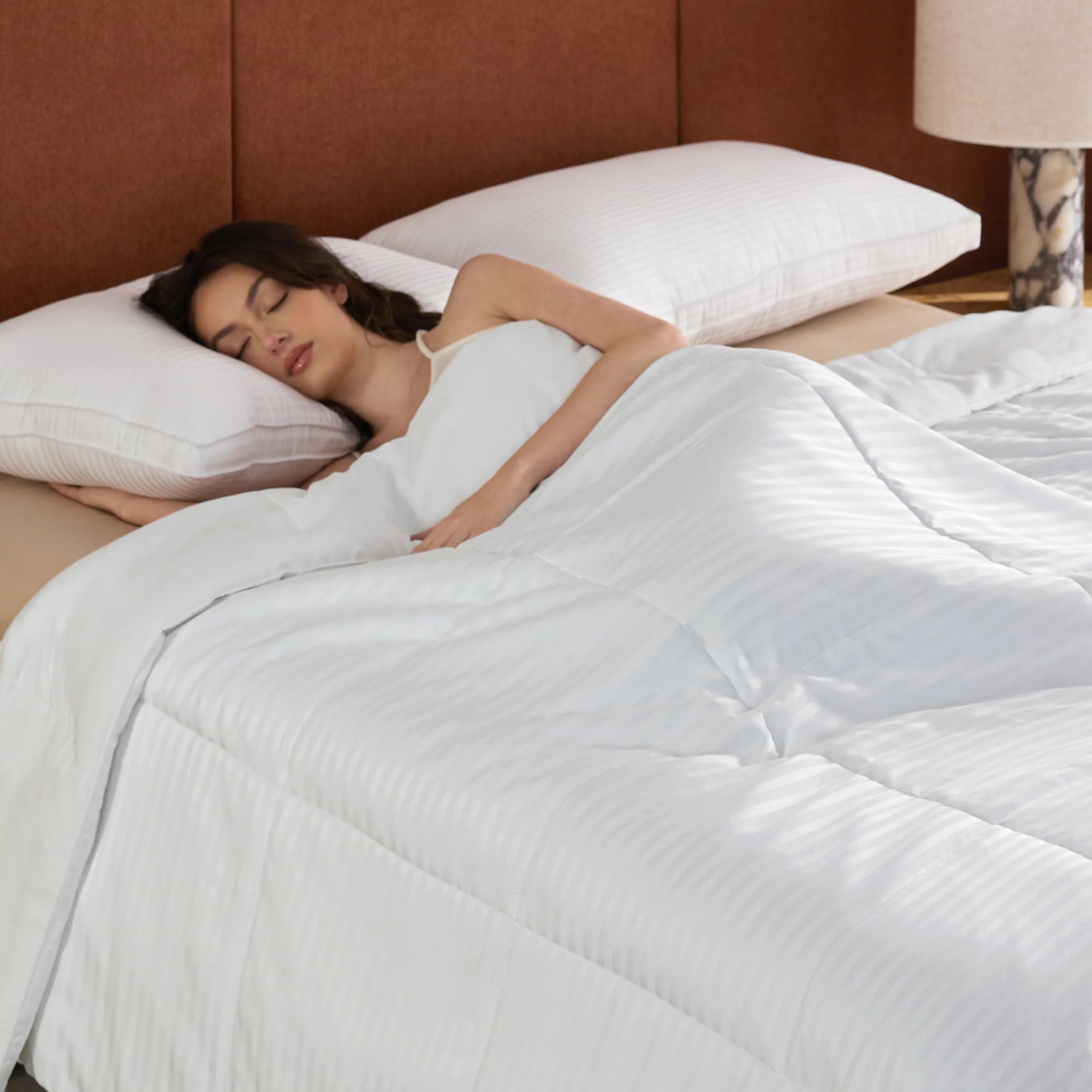 Lightweight Striped Quilt