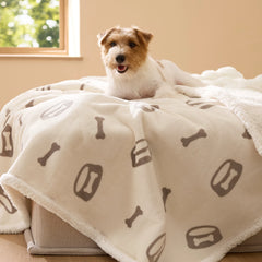 Reversible Waterproof Sherpa Blanket