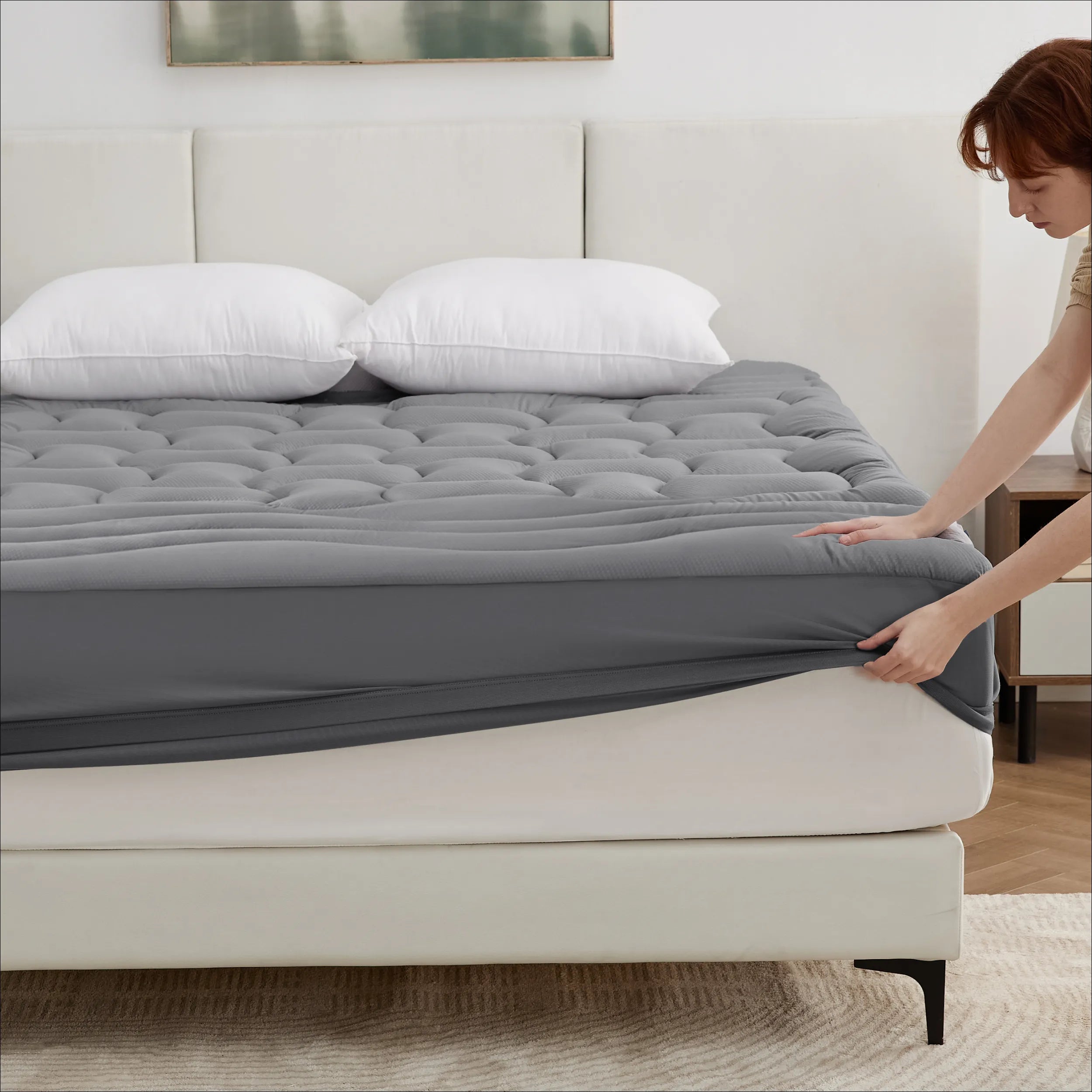 3-Zone Waterproof Mattress Pad