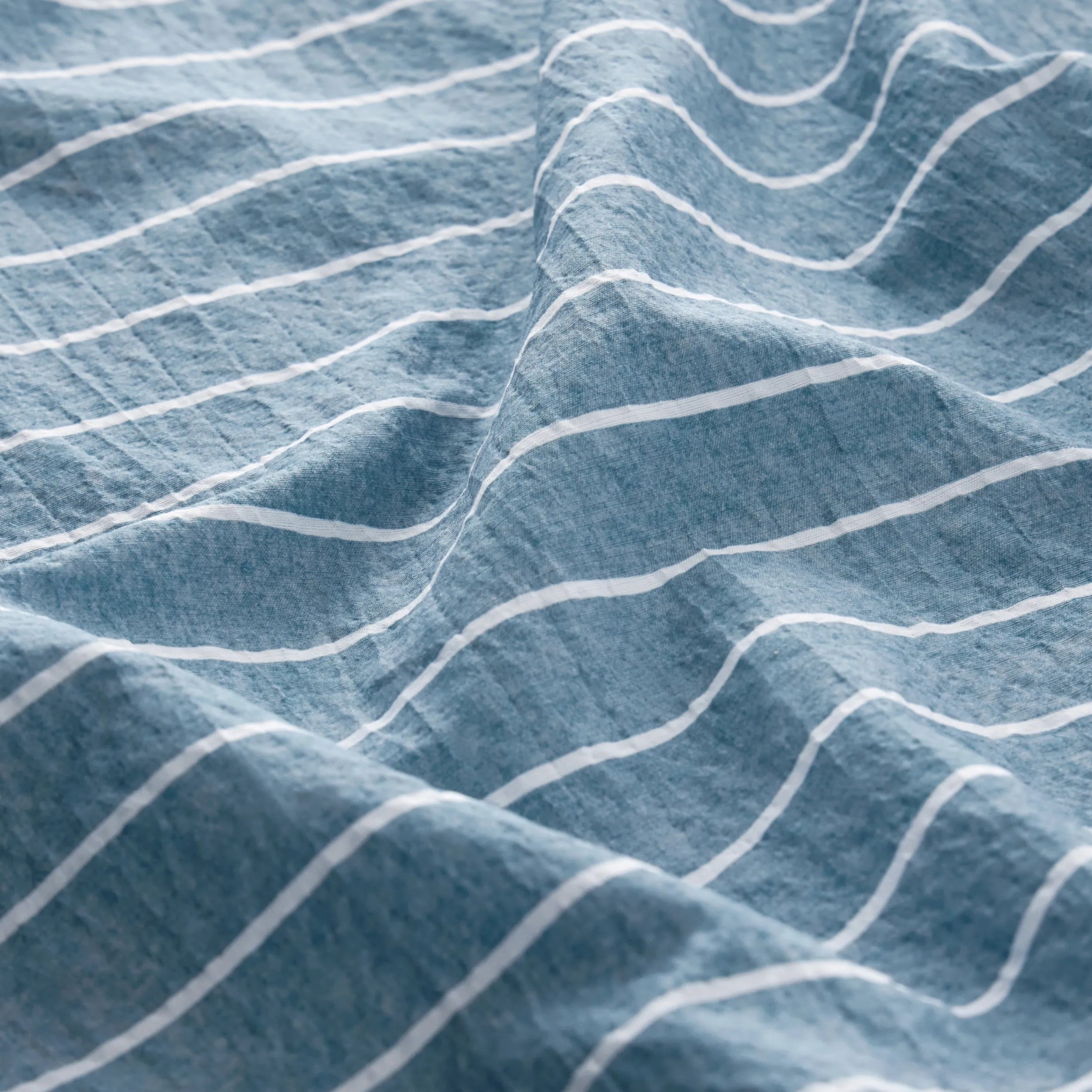 Cotton-Like Striped Sheet Set