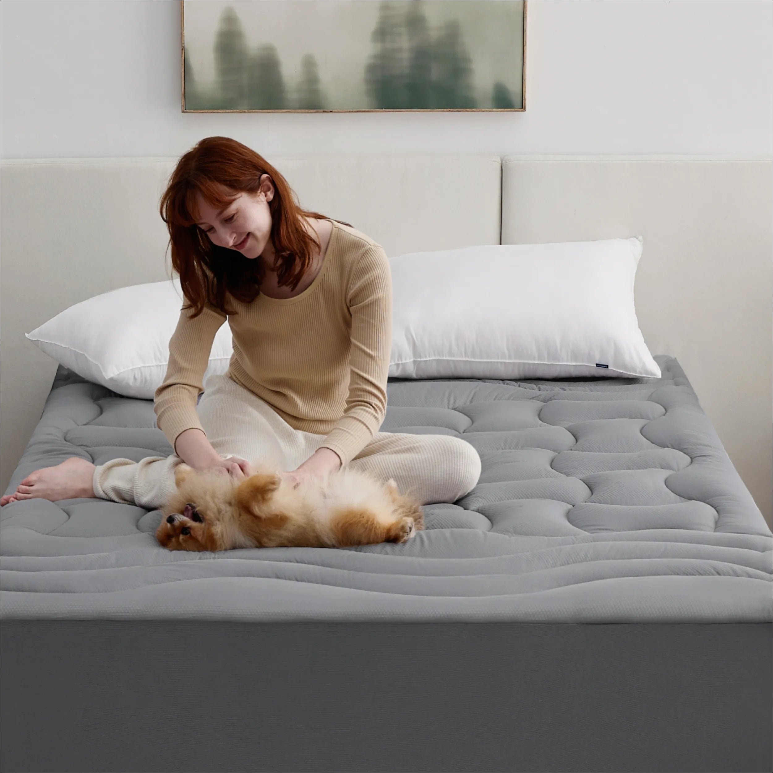 3-Zone Waterproof Mattress Pad