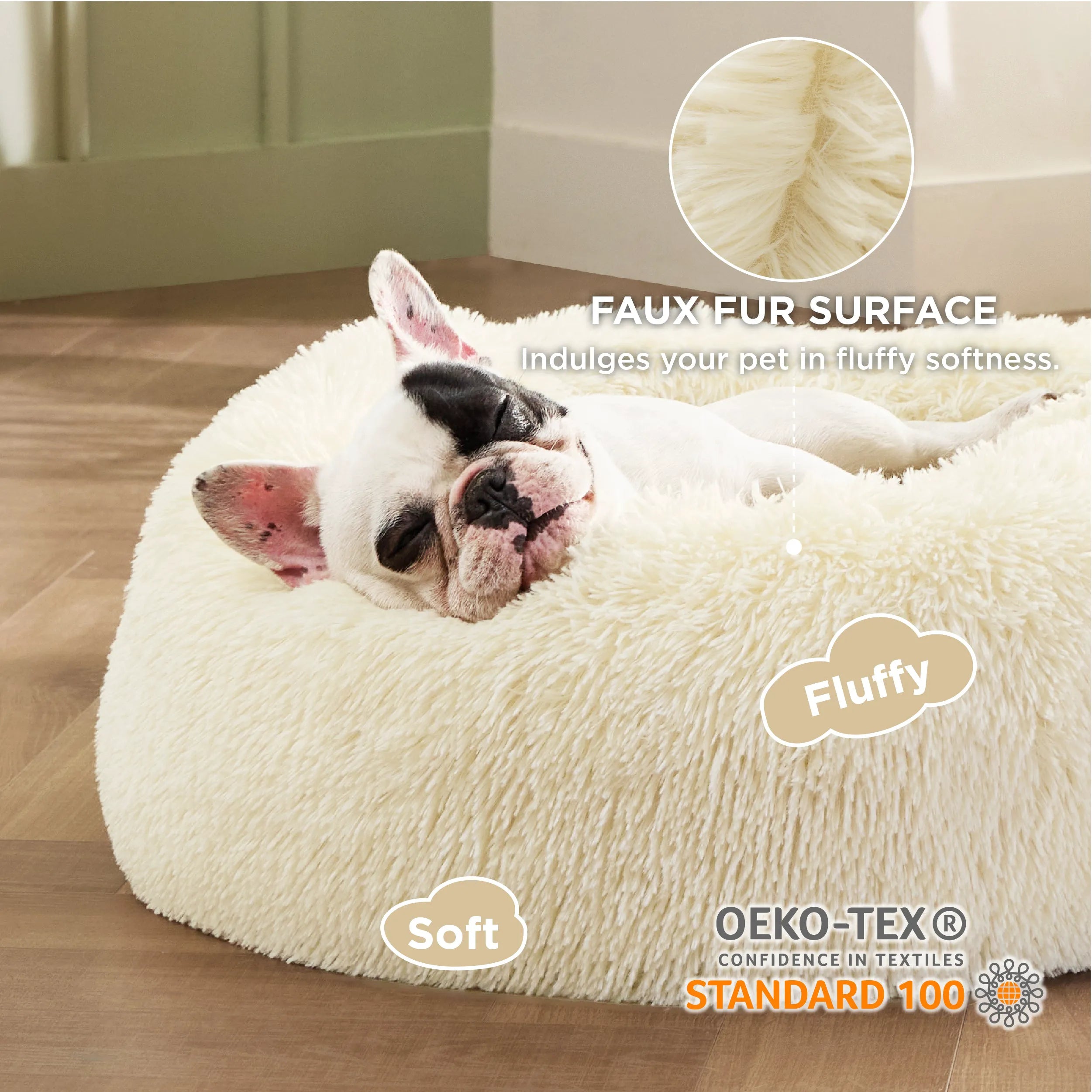 Calming Donut Bed for Pets