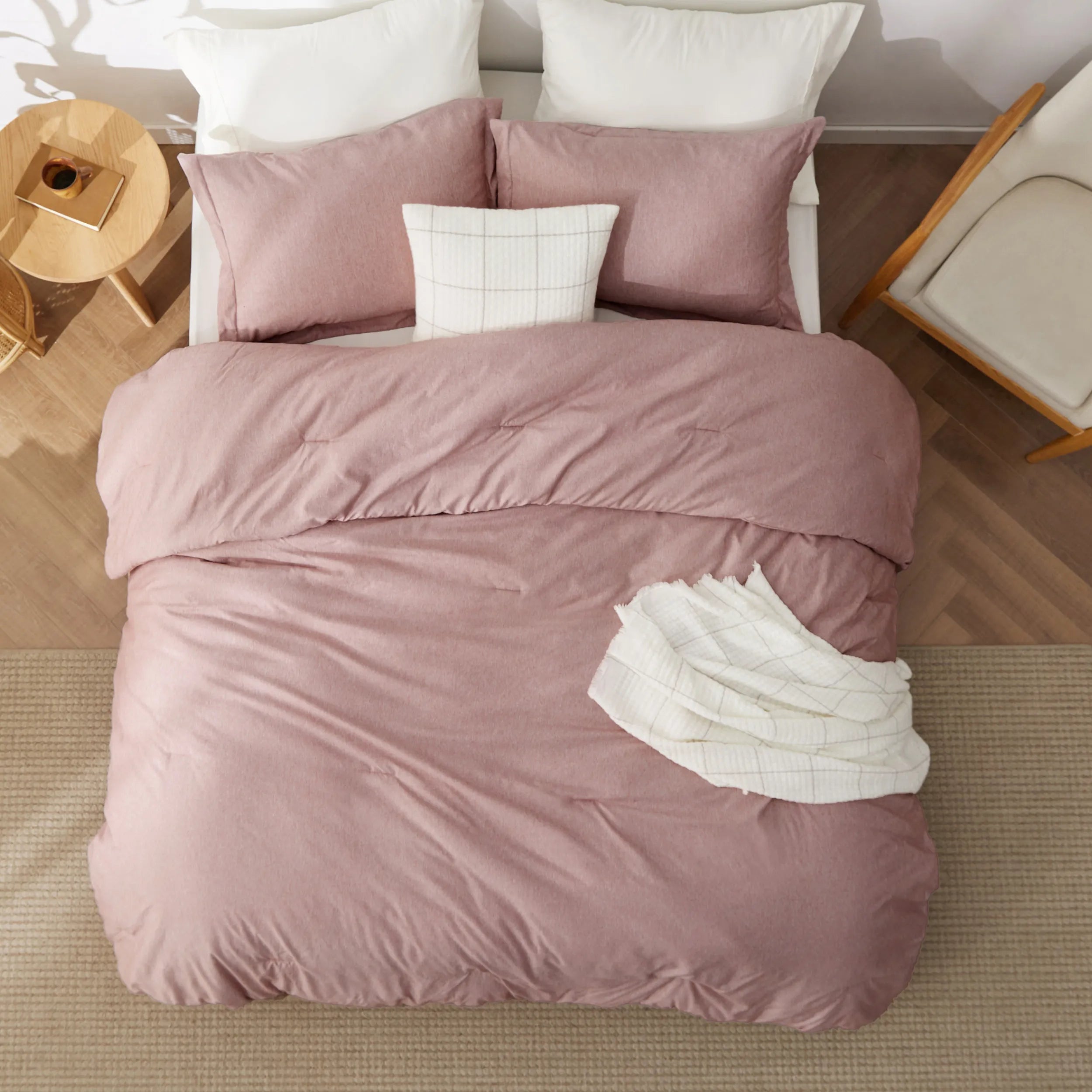 Cationic Dye Comforter Set - 100gsm