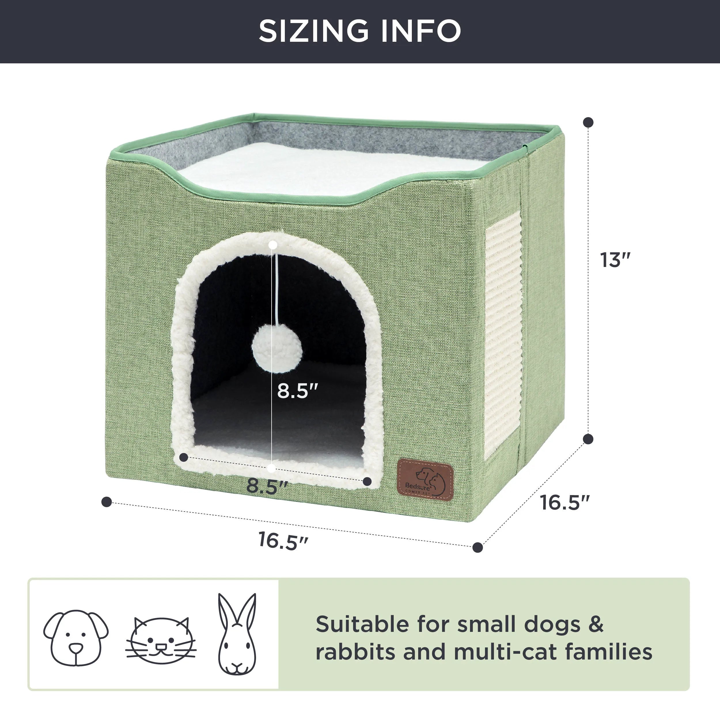 Indoor Cat Bed and House for Pets