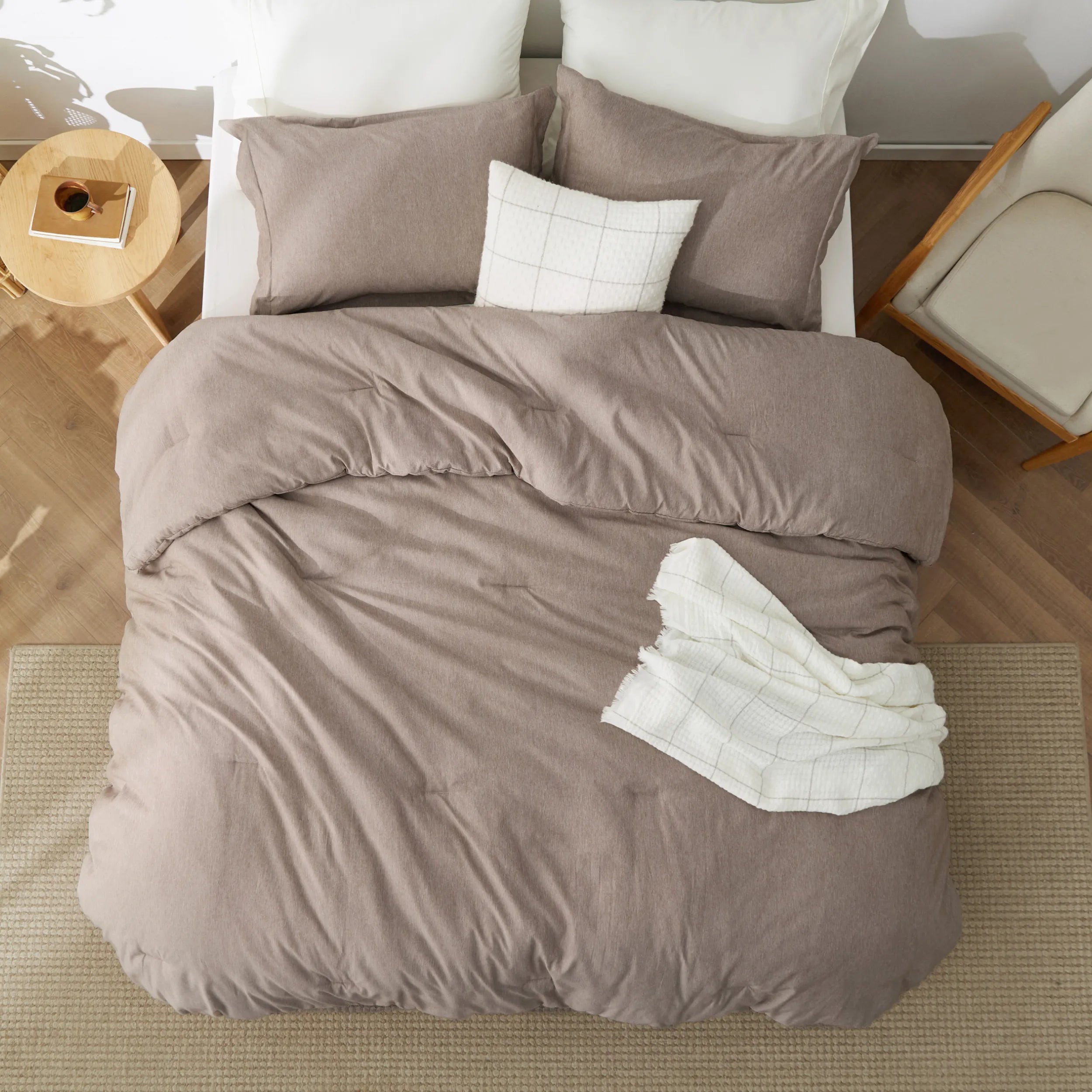 Cationic Dye Comforter Set - 100gsm