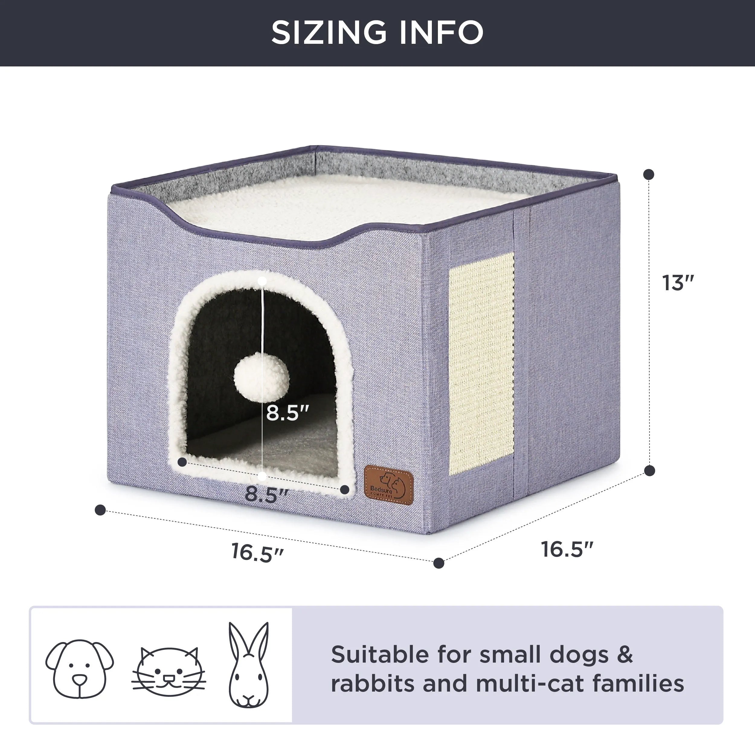 Indoor Cat Bed and House for Pets