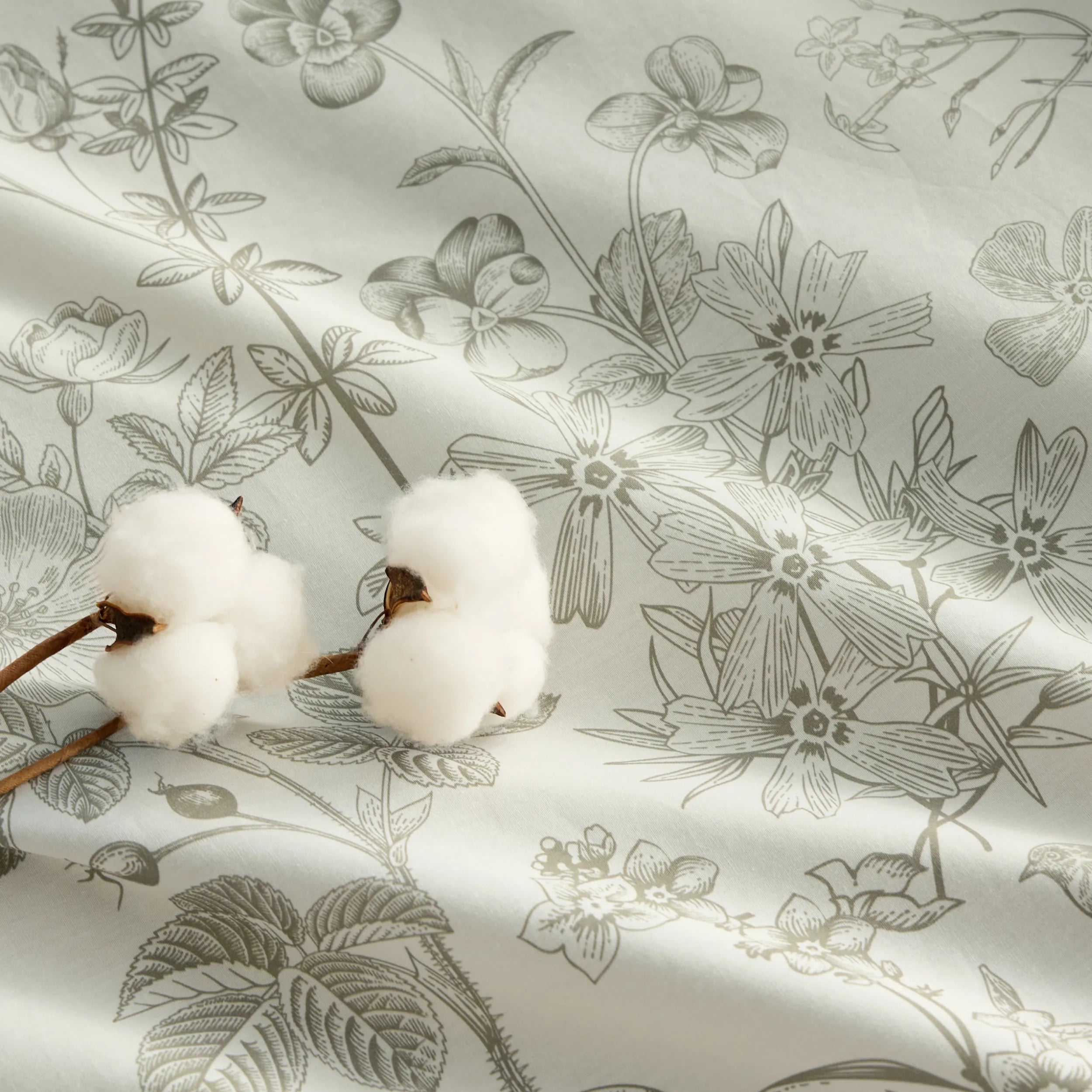 PureWoven™ 100% Cotton Patterned Duvet Cover Set