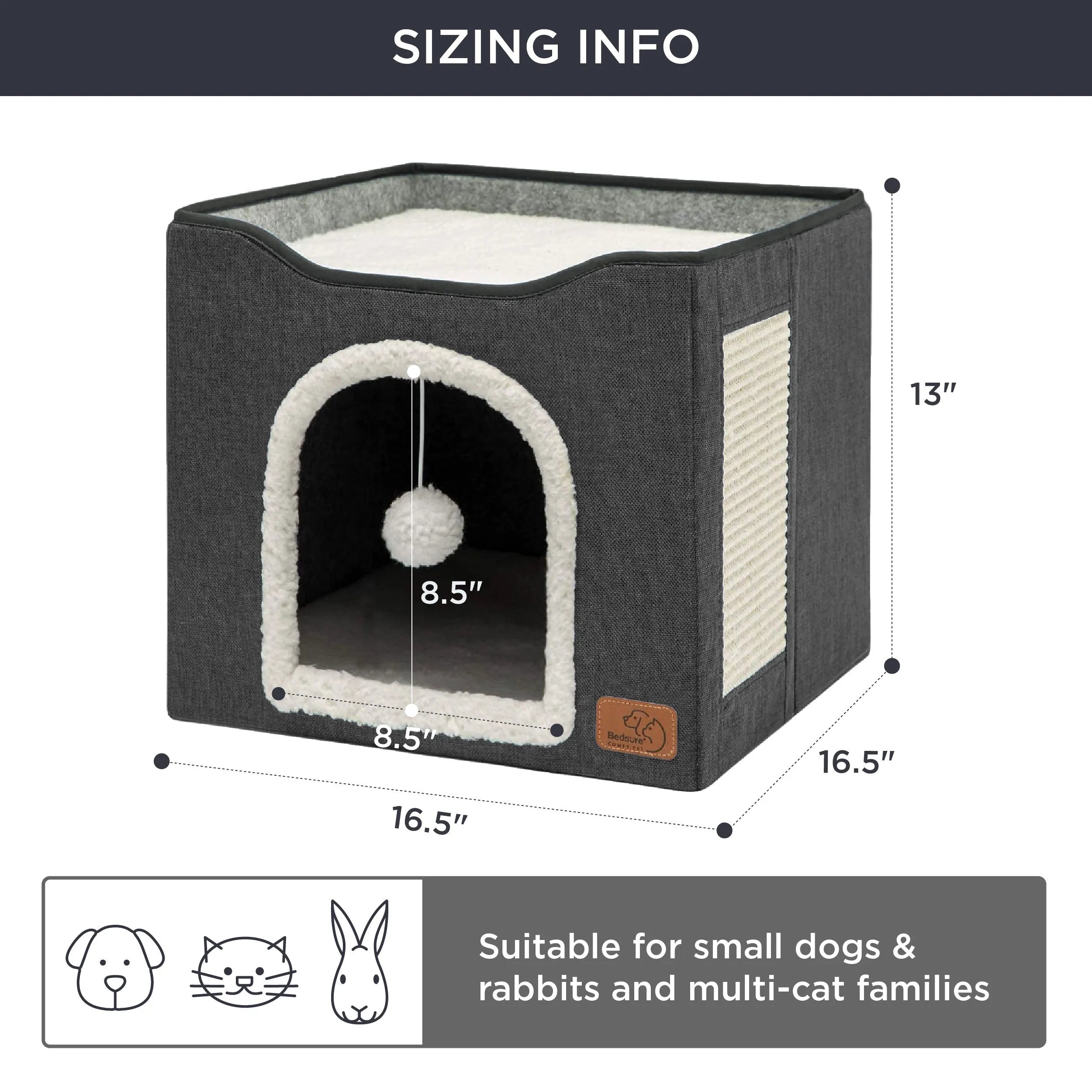 Indoor Cat Bed and House for Pets