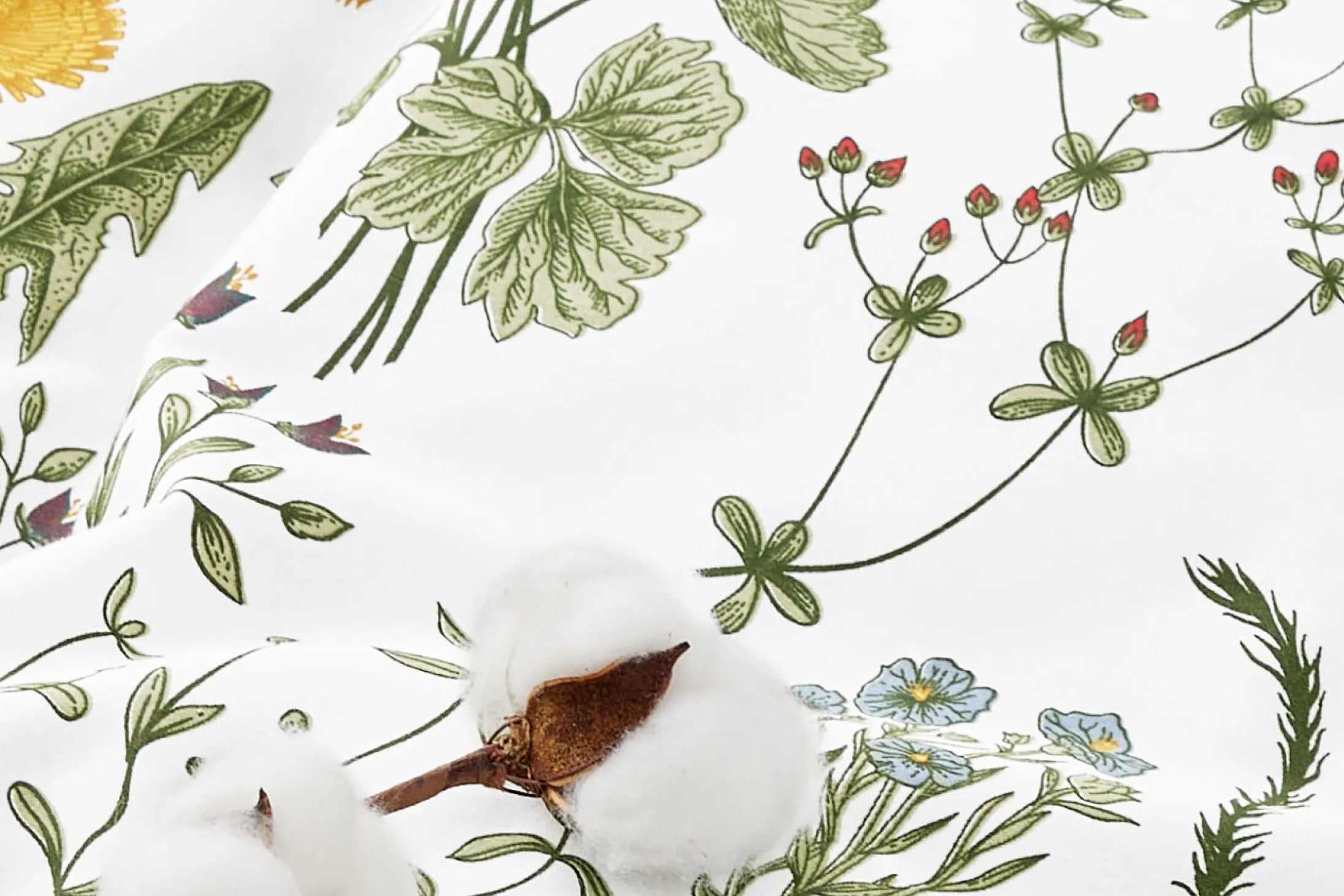 PureWoven™ 100% Cotton Patterned Duvet Cover Set