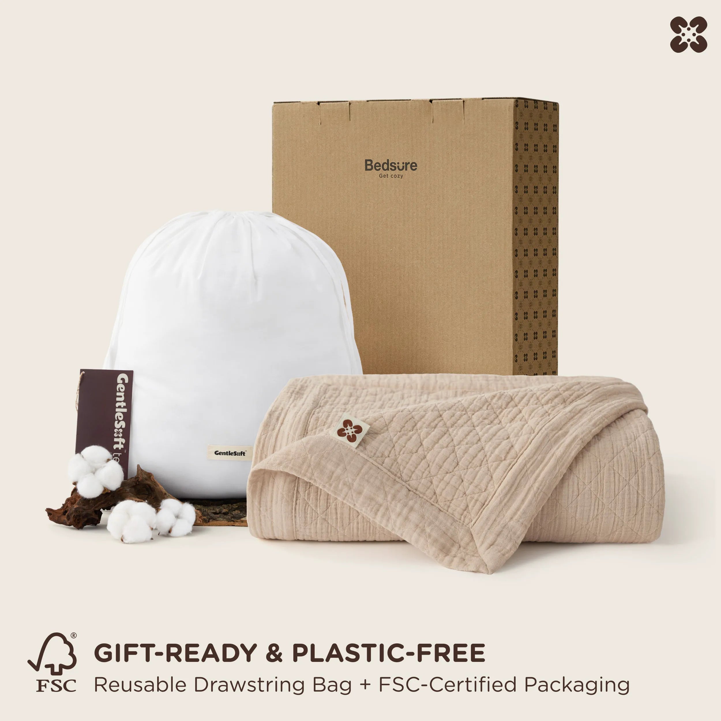 PureWoven™ 8-Layer Cotton Muslin Blanket