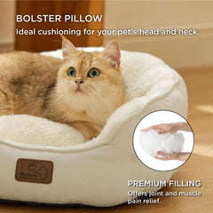 Round Solid Pet Bed