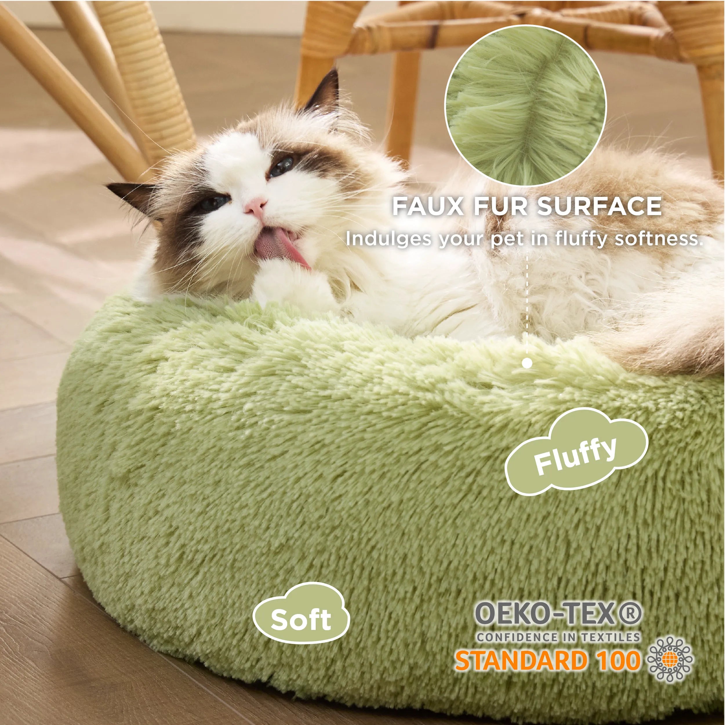 Calming Donut Bed for Pets