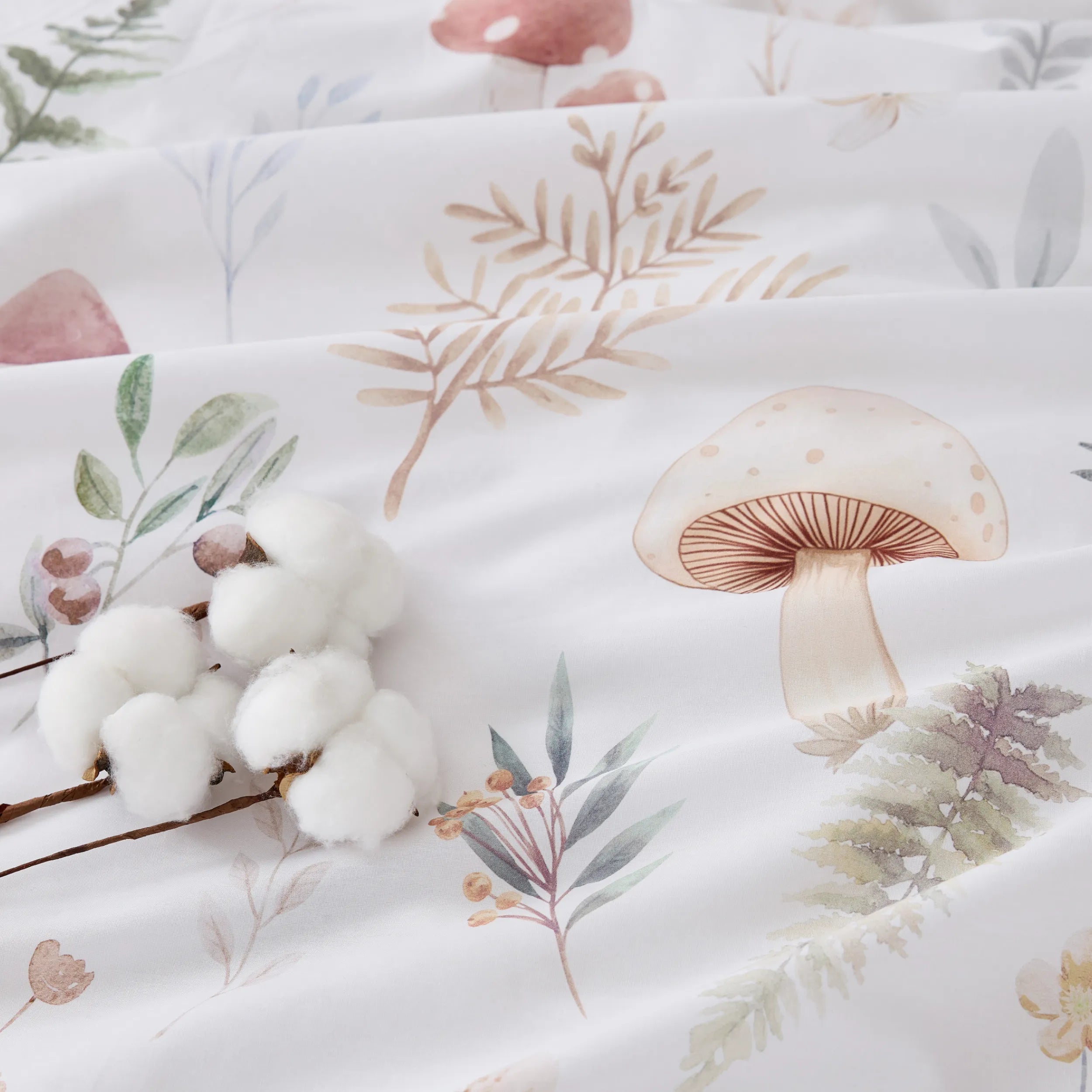 PureWoven™ 100% Cotton Patterned Duvet Cover Set