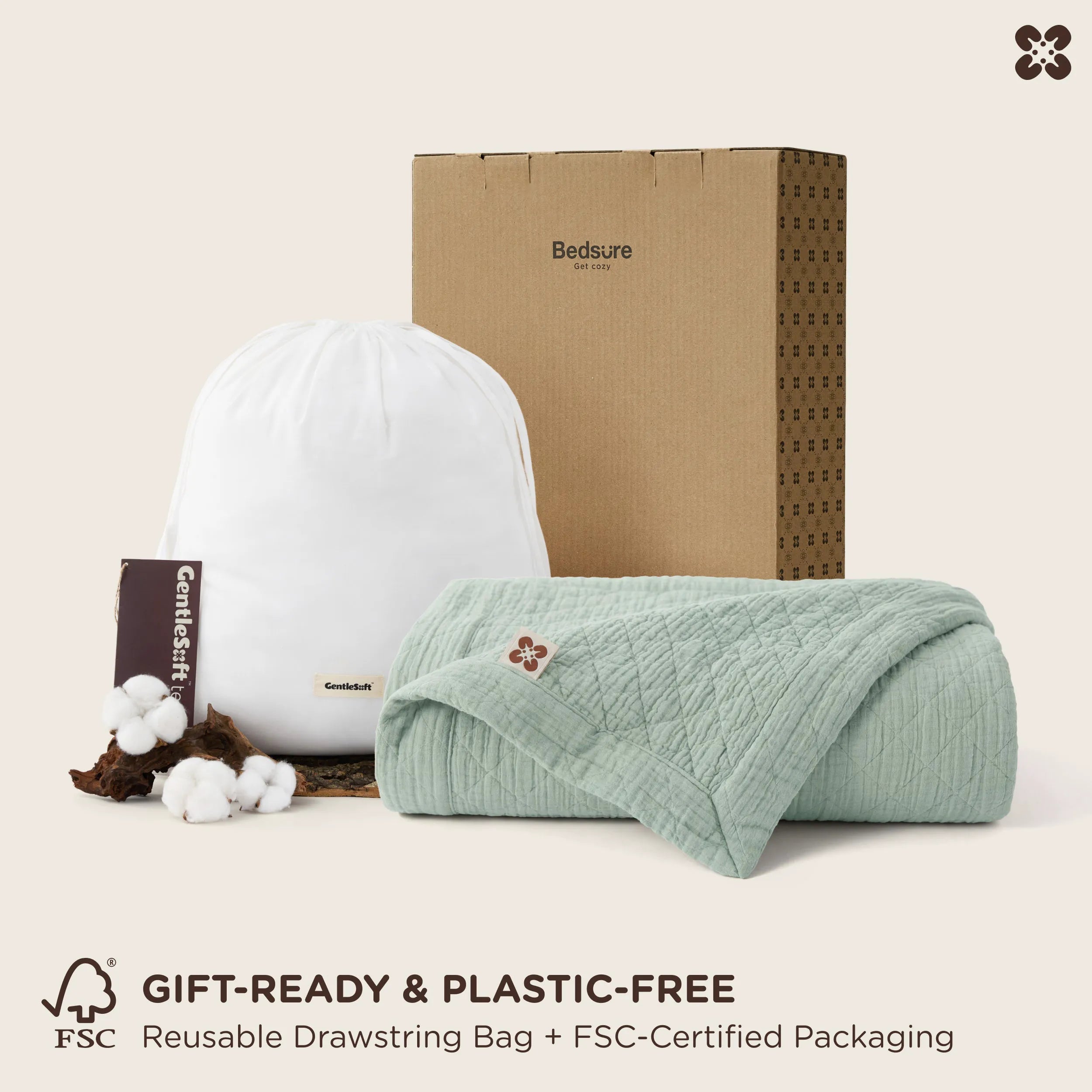 PureWoven™ 8-Layer Cotton Muslin Blanket