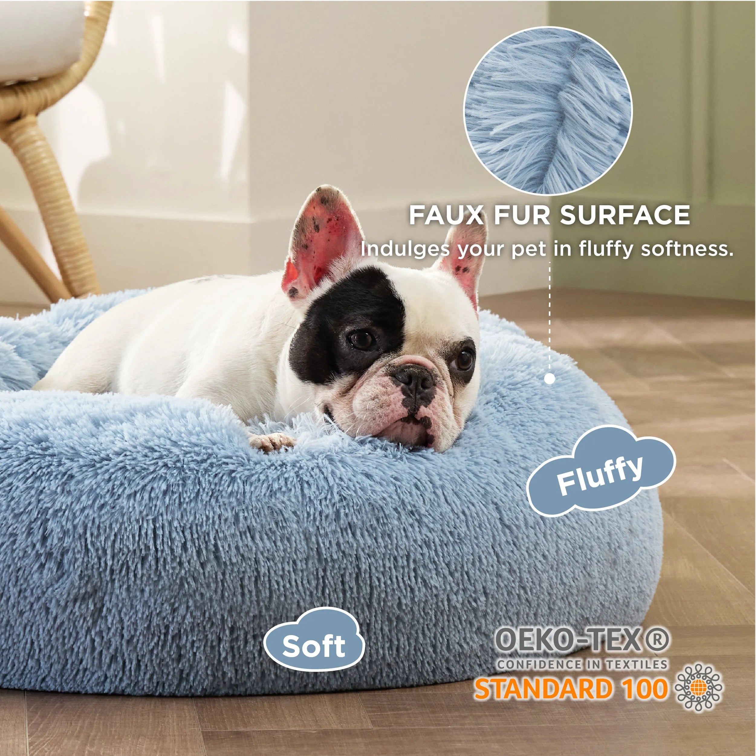 Calming Donut Bed for Pets