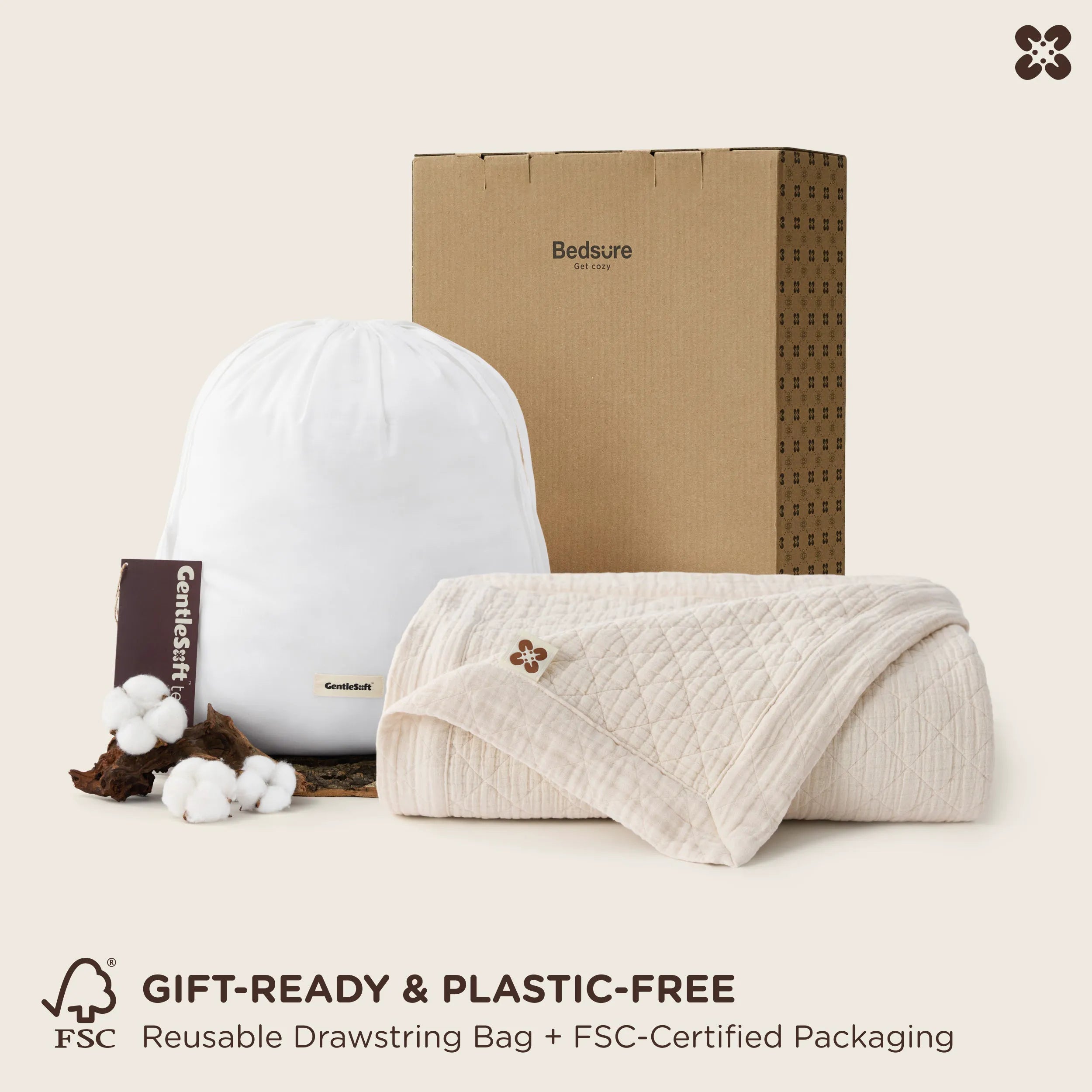 PureWoven™ 8-Layer Cotton Muslin Blanket