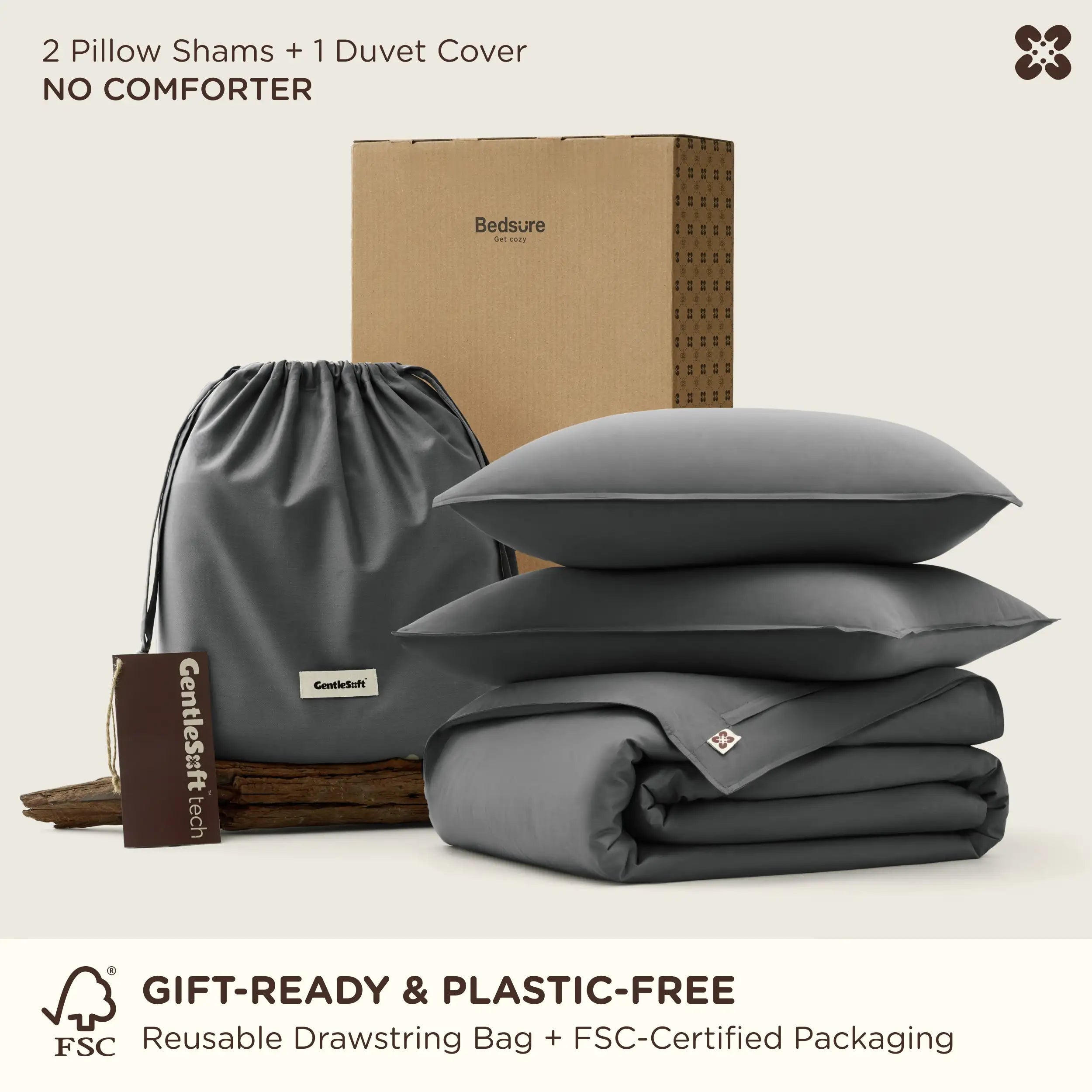 PureWoven™ Serene Blend Duvet Cover Set