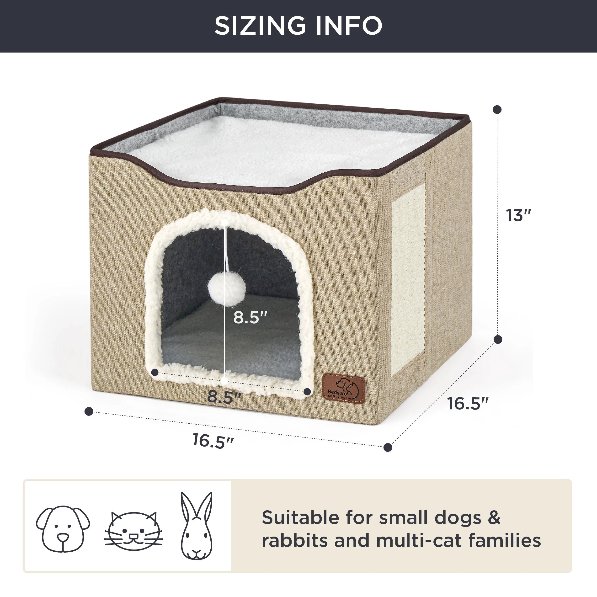 Indoor Cat Bed and House for Pets