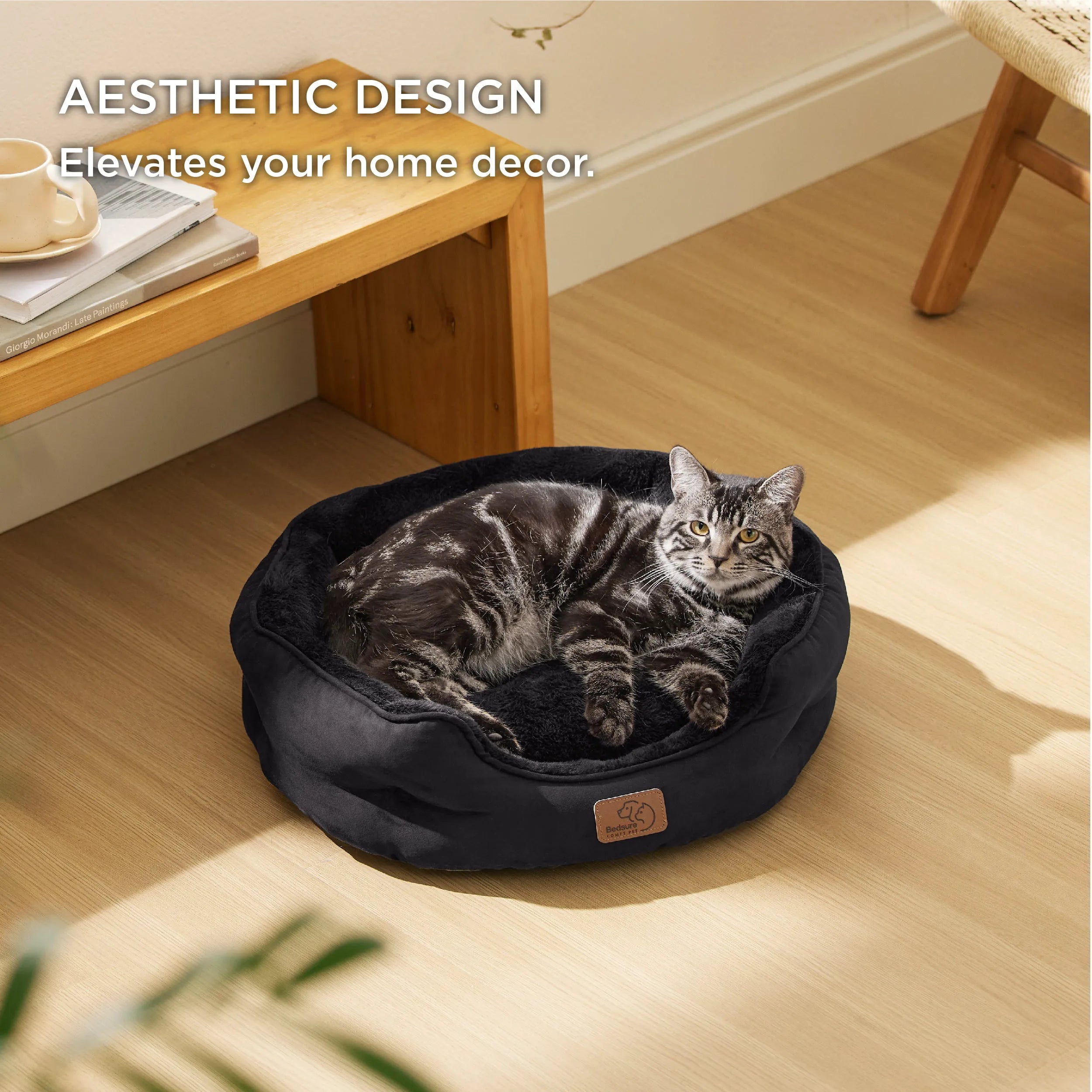 Round Solid Pet Bed