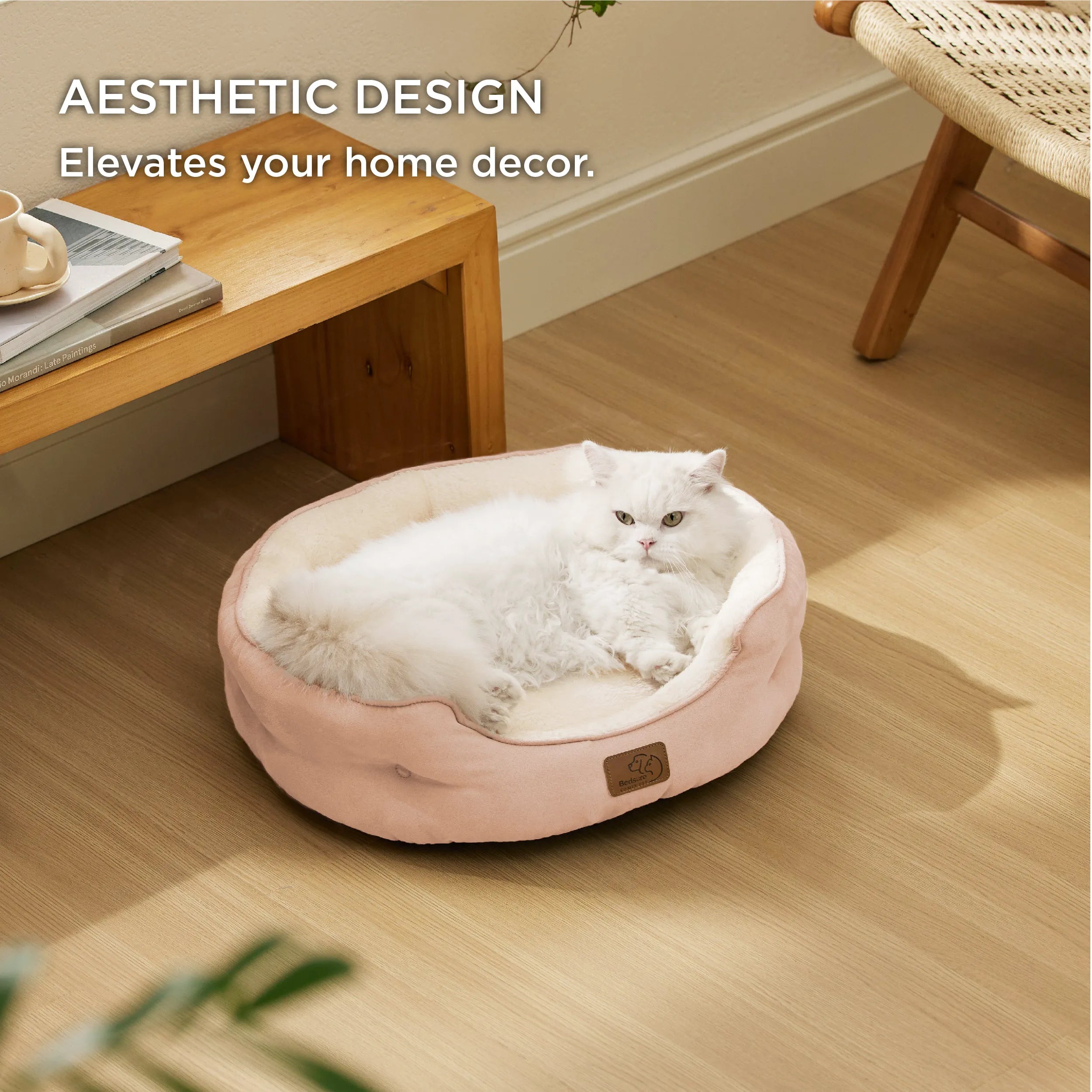 Round Solid Pet Bed