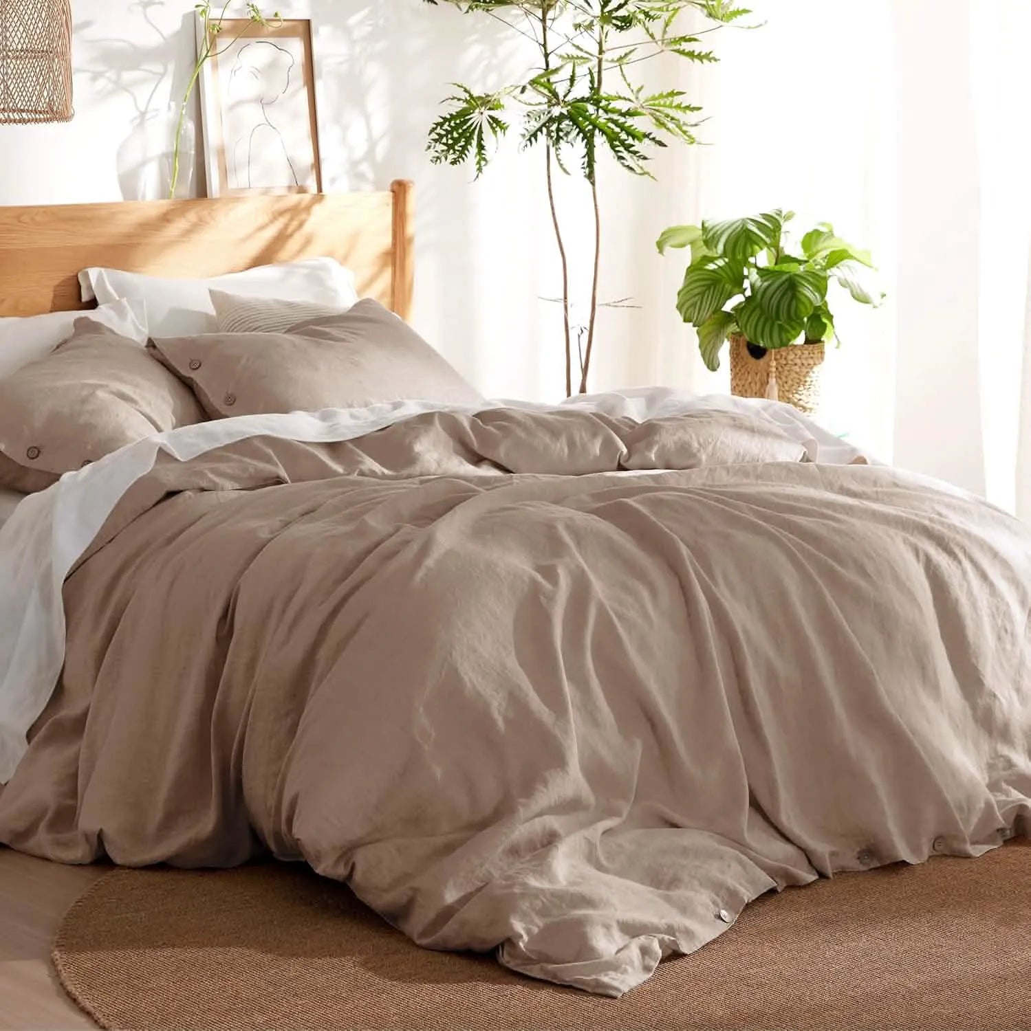 PureWoven™ Cotton-Linen Blend Duvet Cover Set