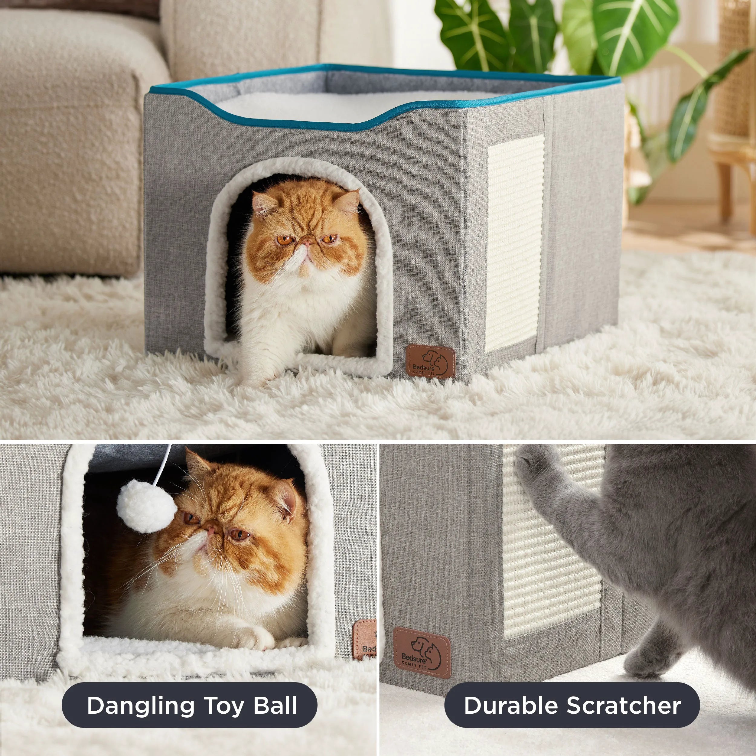 Indoor Cat Bed and House for Pets