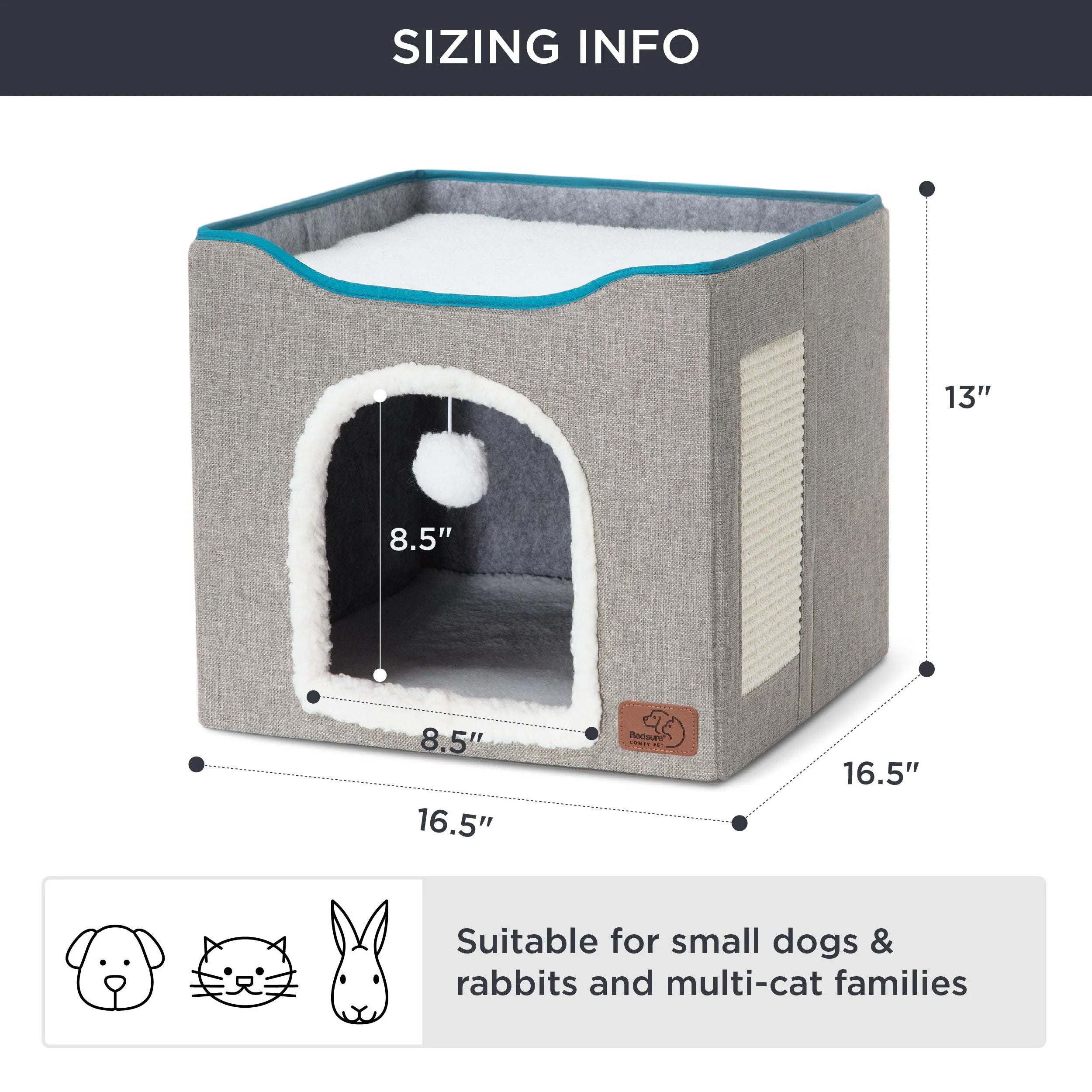 Indoor Cat Bed and House for Pets