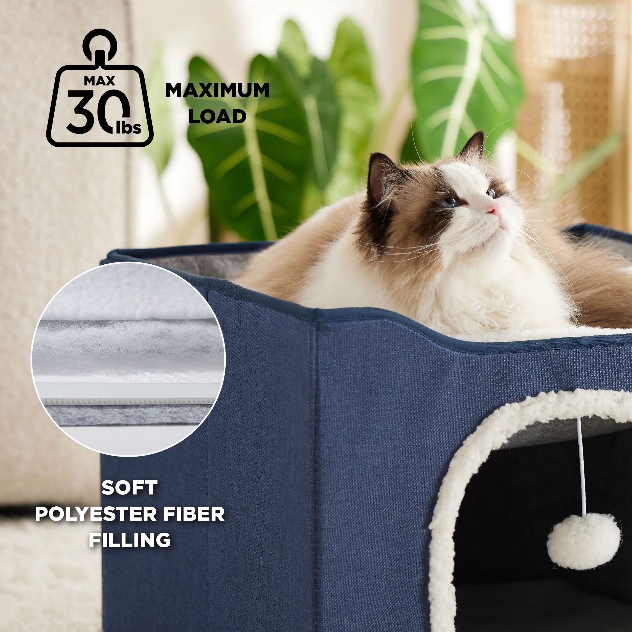 Indoor Cat Bed and House for Pets